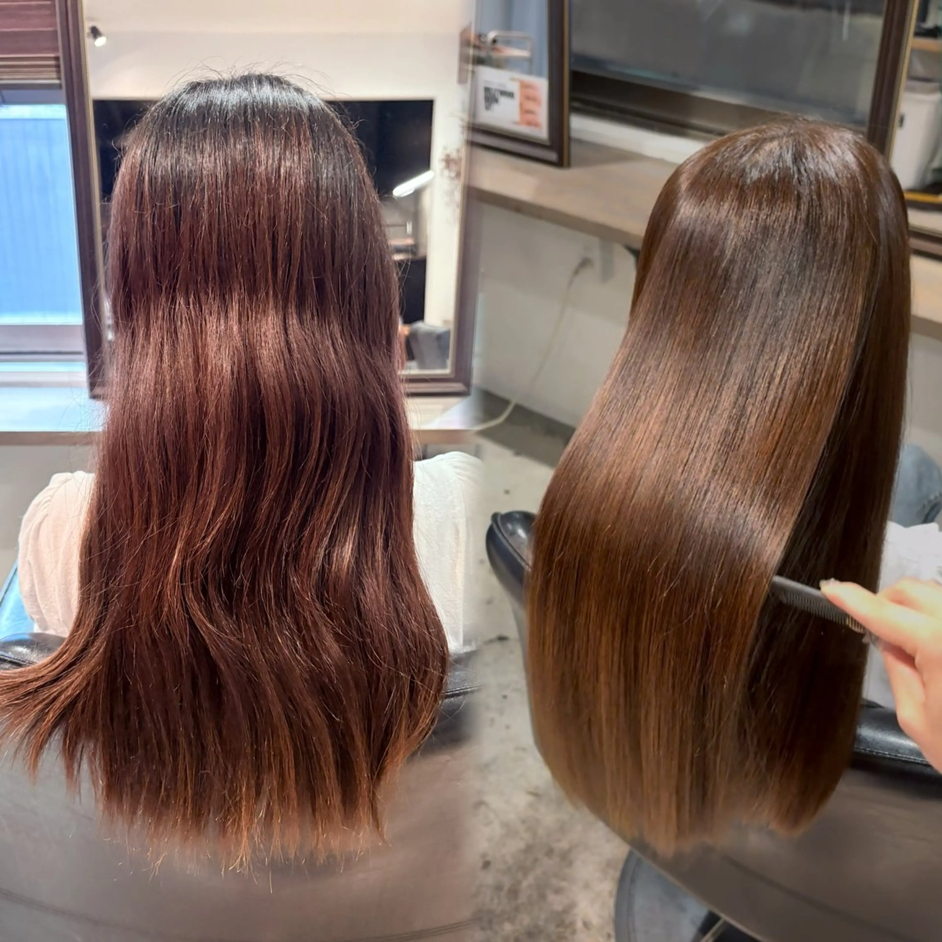 ロング 縮毛矯正 髪質改善美髪矯正 ┊ Noeのヘアスタイル