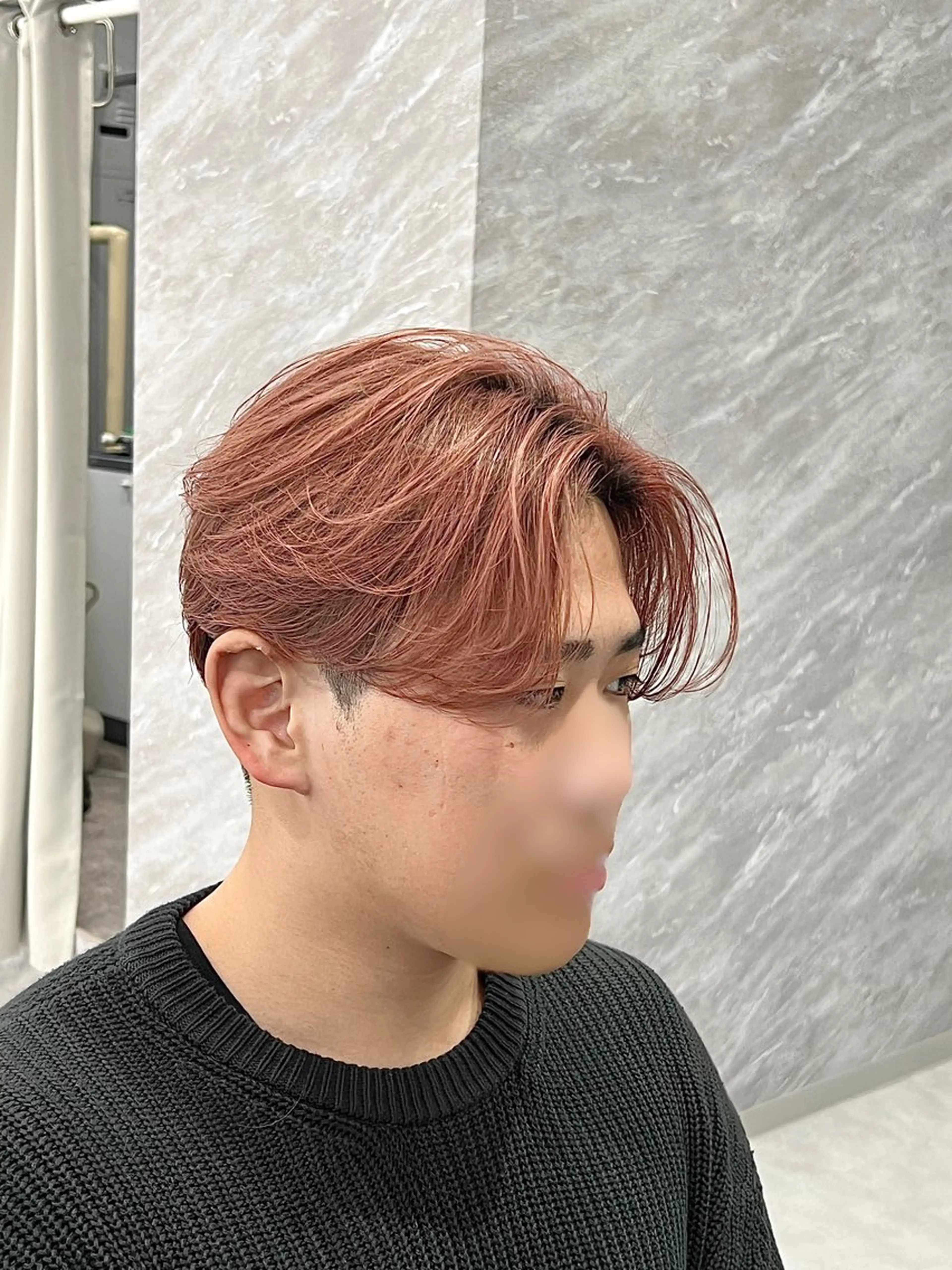 メンズ センターパート カット ulus kobe所属・ulus kobe 藤枝大地のヘアスタイル
