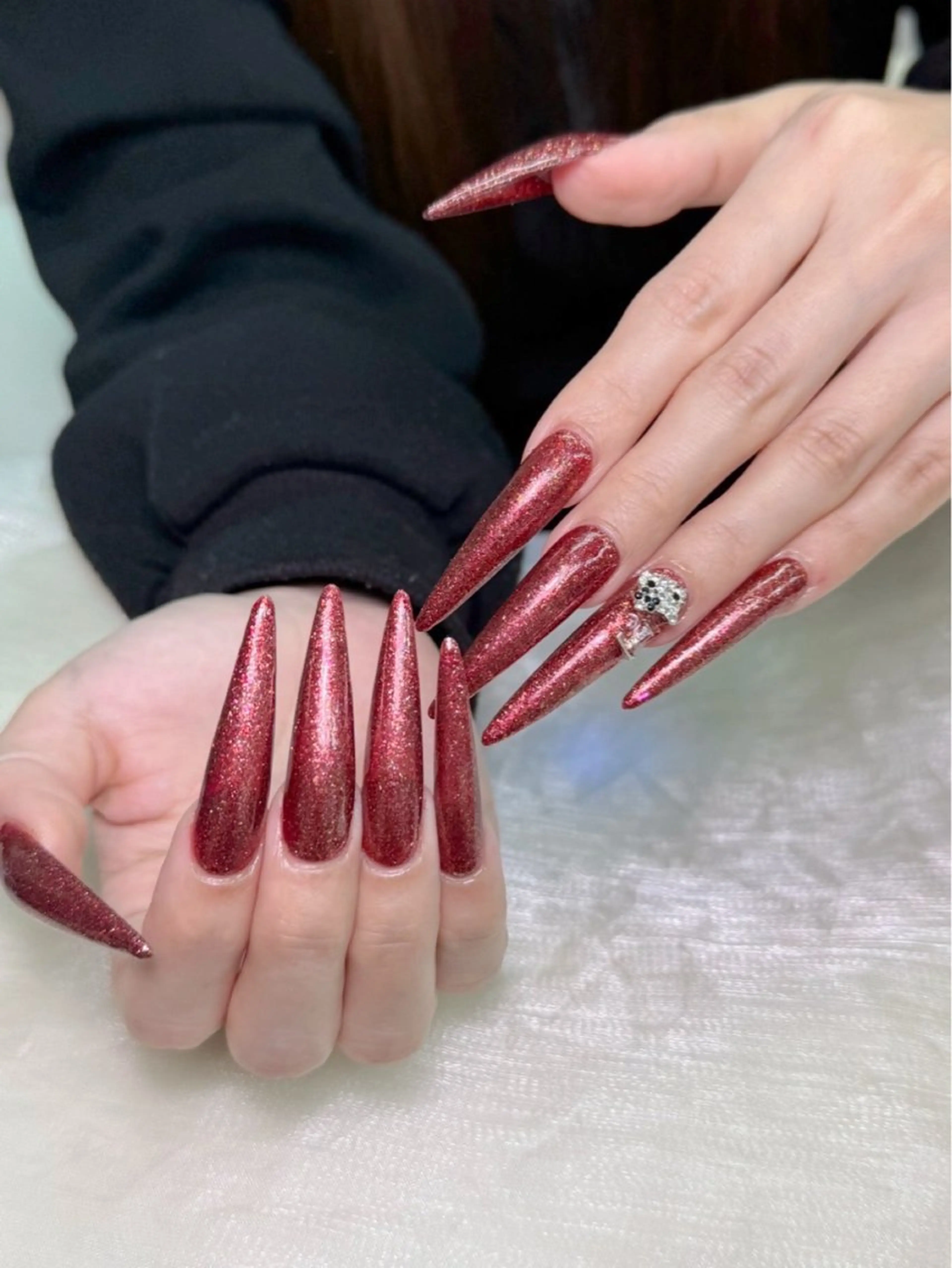 ネイル ロングネイル スーパーロングネイル ハンドネイル lucky nail 歌舞伎町のネイルデザイン