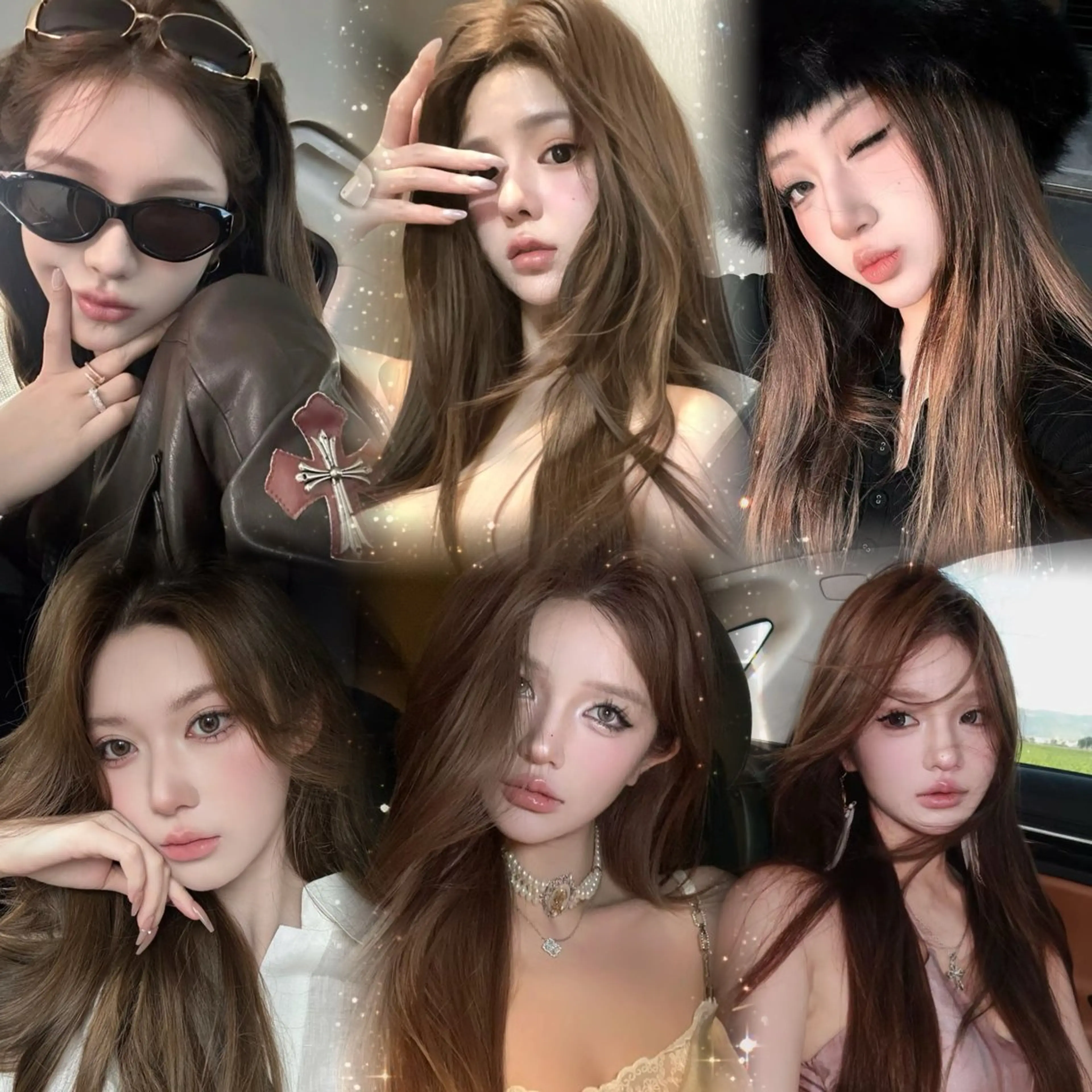 ロング カラー ブリーチ 透明感カラー ダブルカラー ブリーチなしカラー 韓国風ヘア ワンホン🎀韓国ヘア 💞新宿/GAKUのヘアスタイル