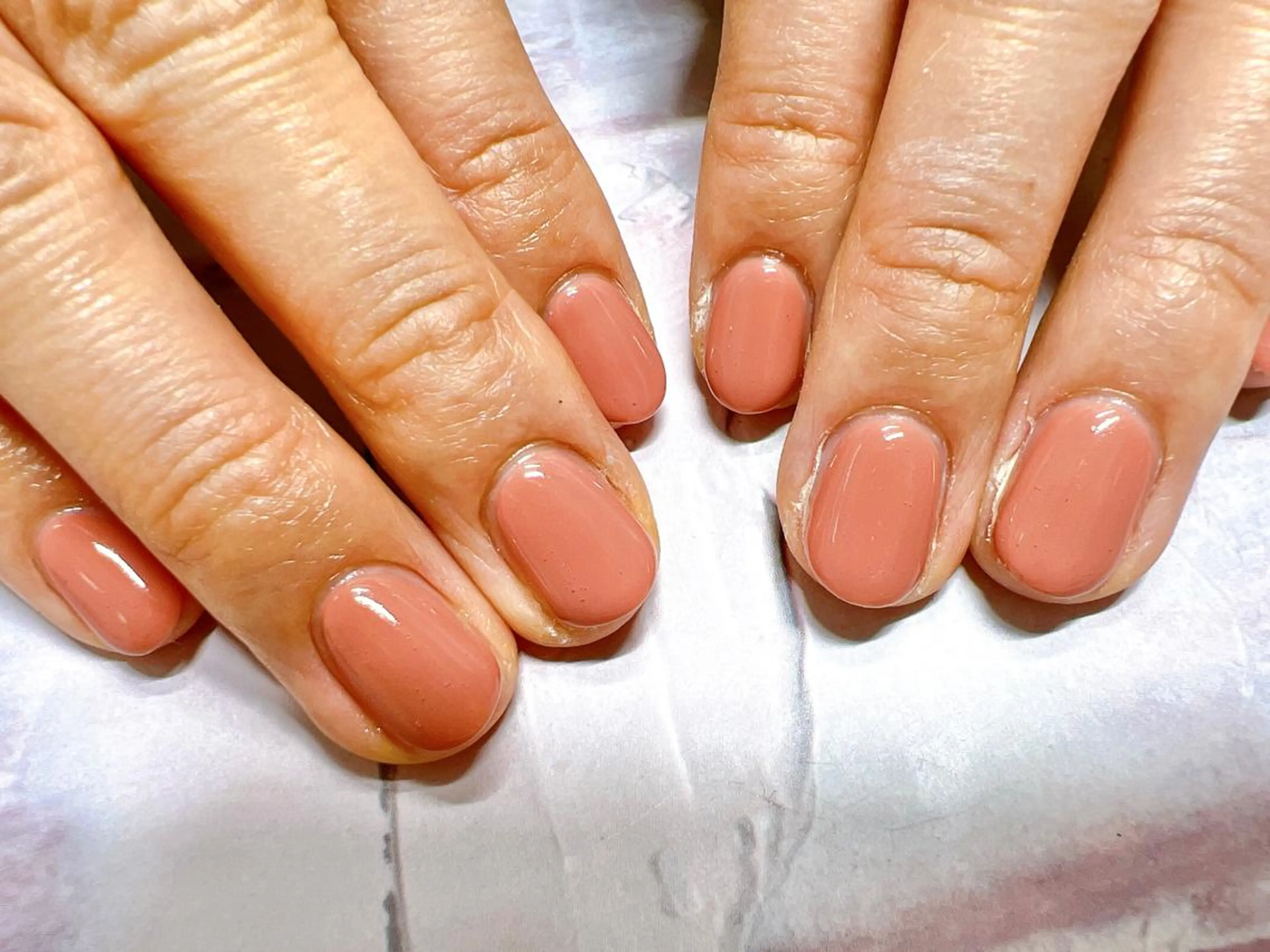 ネイル ワンカラーネイル ハンドネイル Mogu nail 二子玉川のネイルデザイン