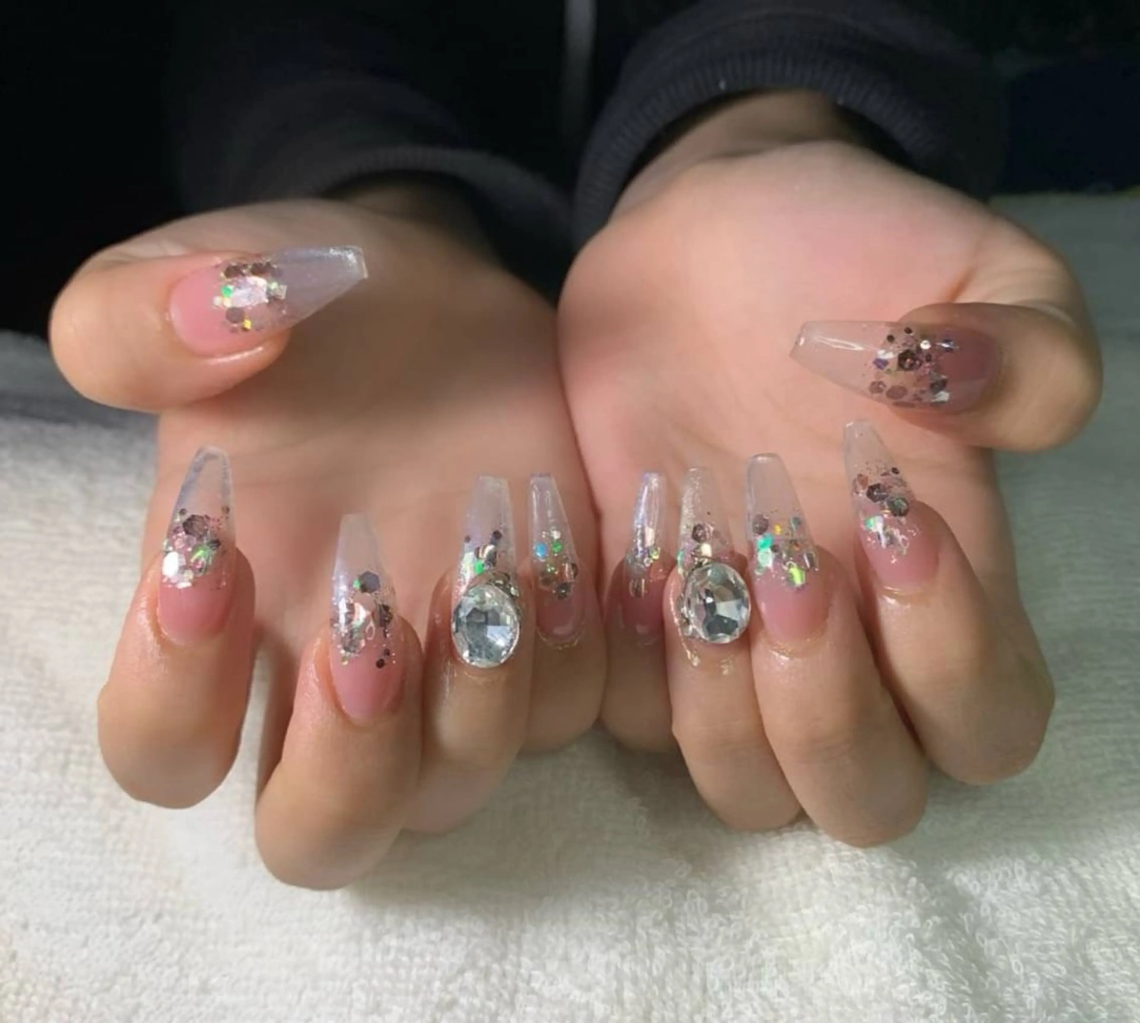 ネイル 長さ出し ハンドネイル フットネイル MHR nailのネイルデザイン