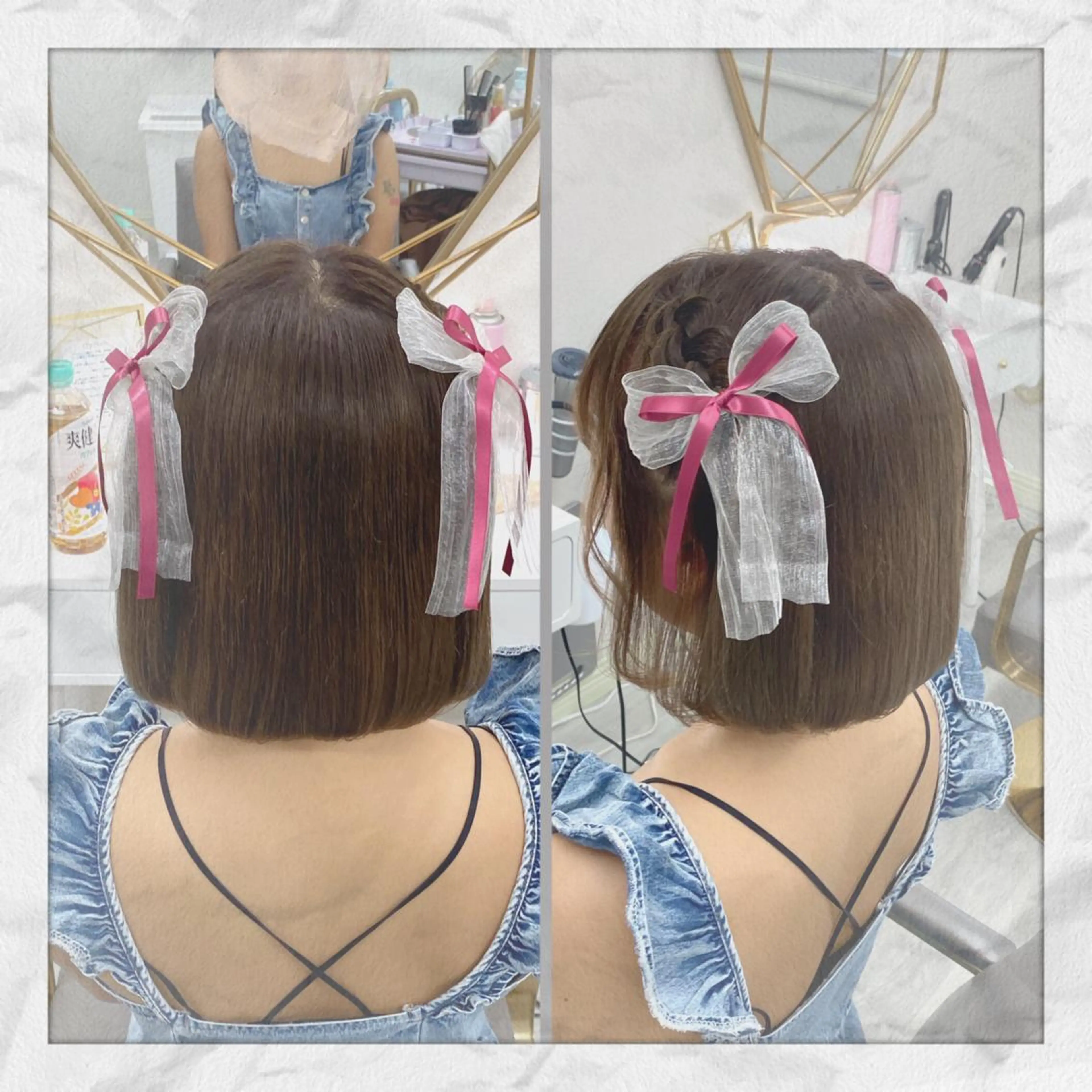 ミディアム ヘアアレンジ ヘアセット ヘアセット/着付け 𓇼 松本 夏美𓇼のヘアスタイル