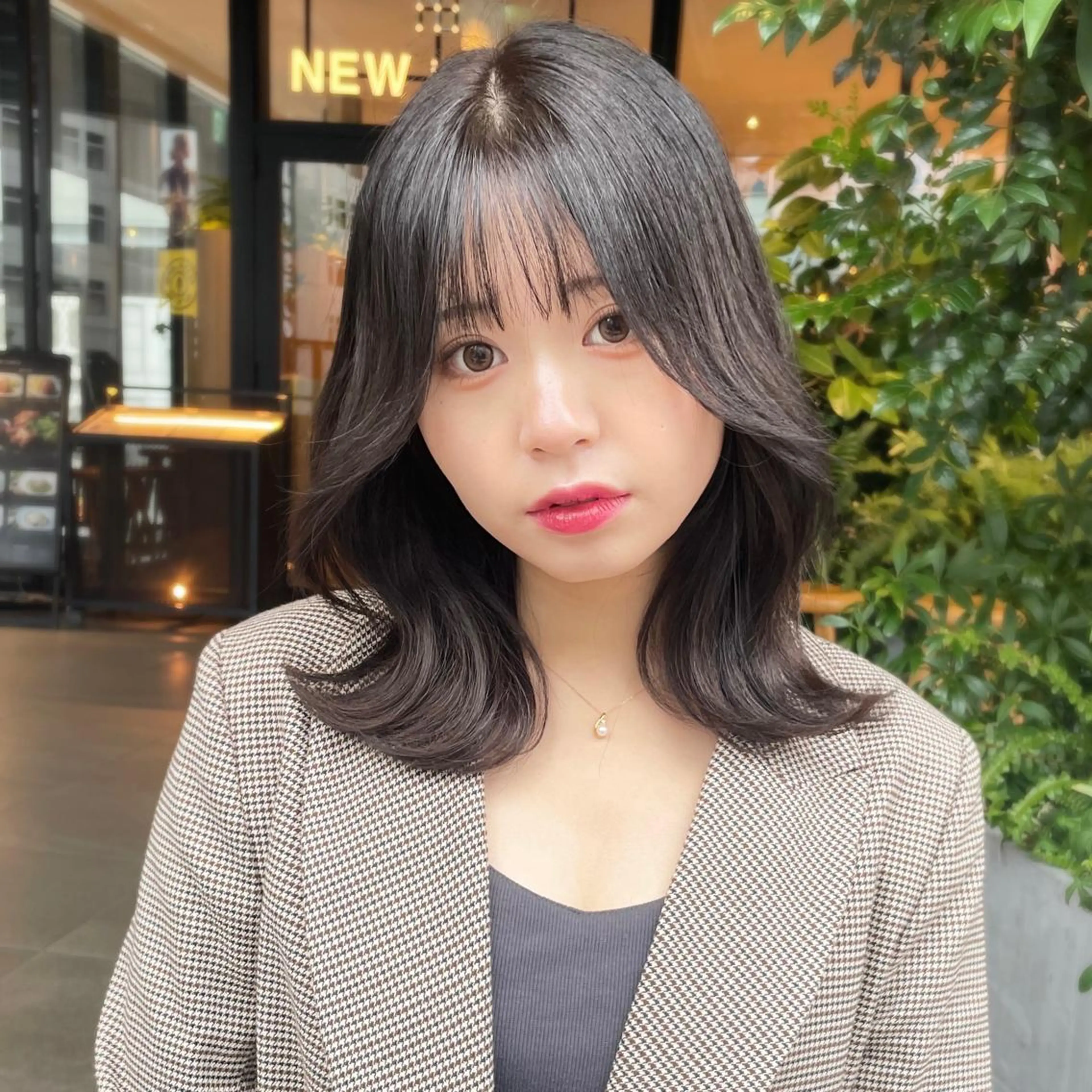 💠17日限定💠骨格に合わせた小顔カット+フルカラー＋スタイリング✧︎水素トリートメント付き✧︎#韓国ヘアの写真