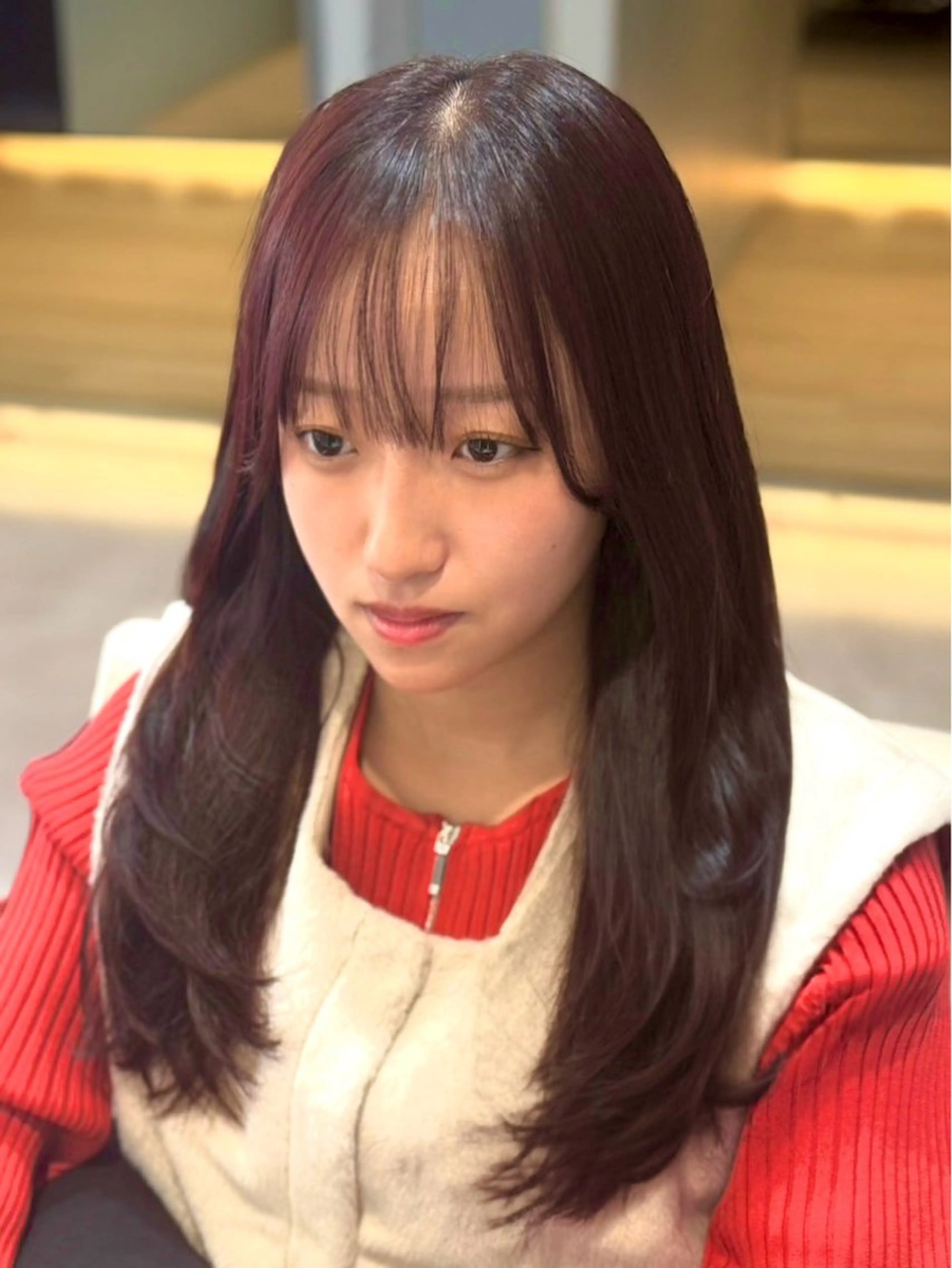 ロング 巻ける美髪矯正/ 韓国ヘア/yutaのヘアスタイル