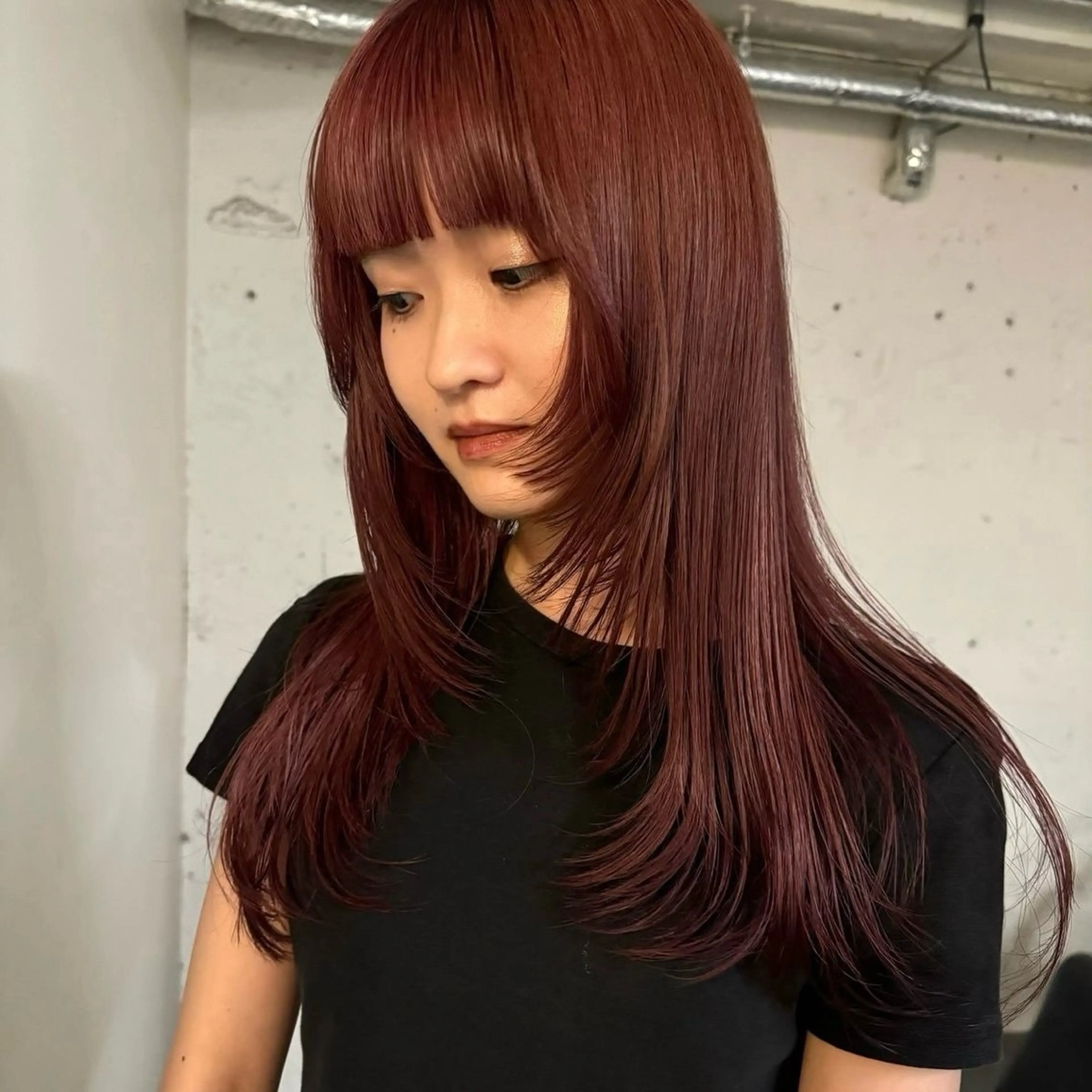 ロング カラー カット ヘアカラー hinako 🍒のヘアスタイル