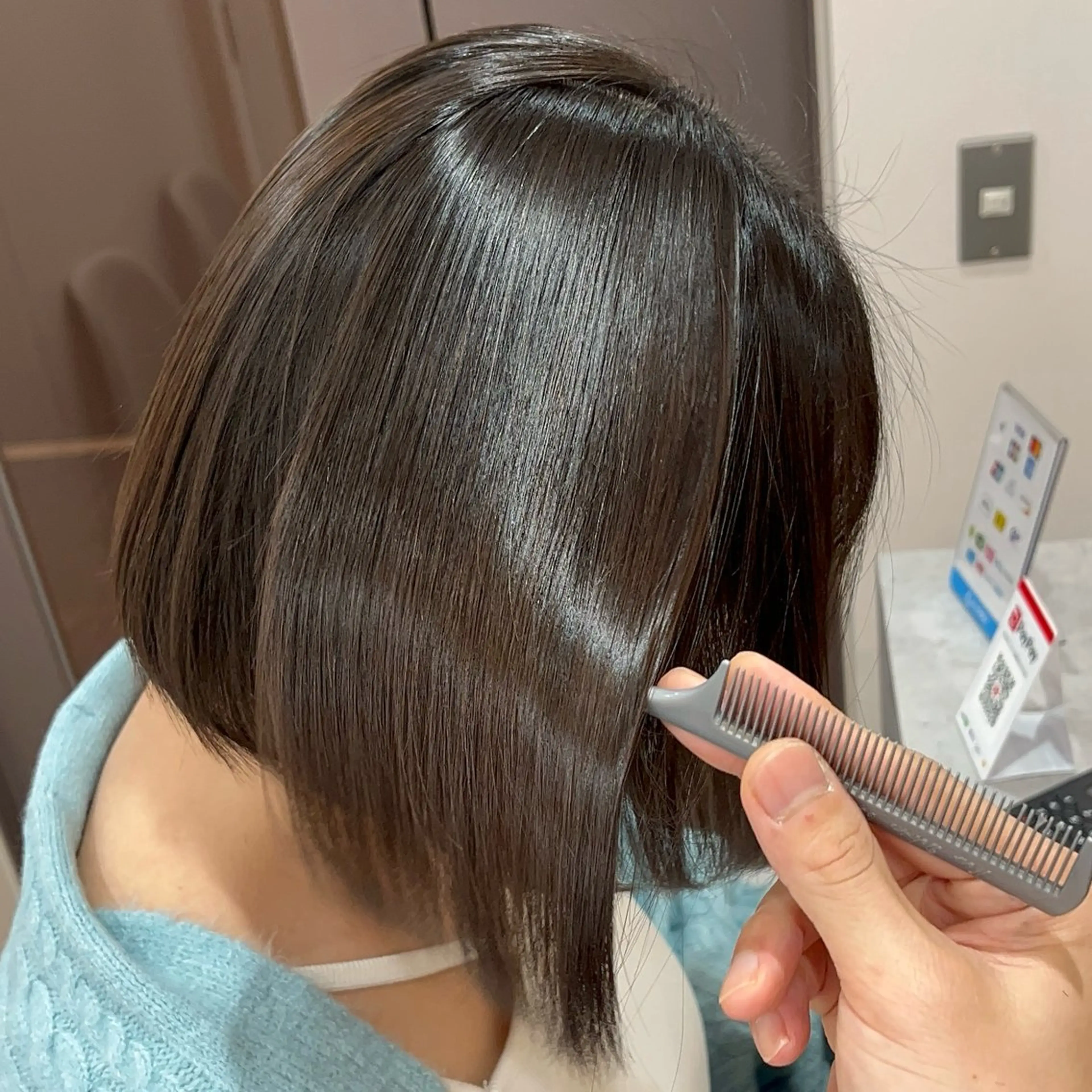 ミディアム 縮毛矯正 juhl/髪質改善/ 縮毛矯正/遠藤航平のヘアスタイル