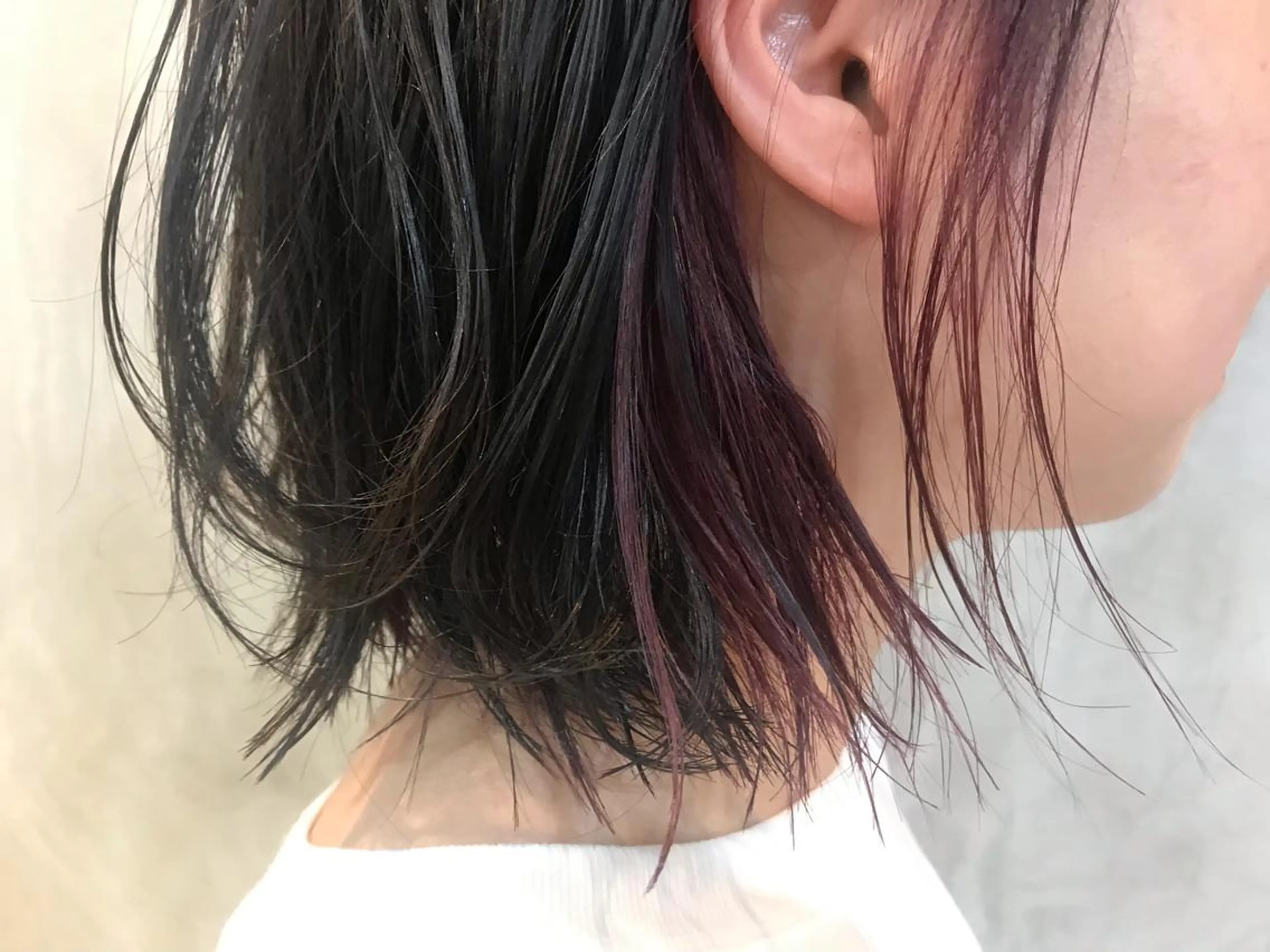 ショート カラー ヘアアレンジ インナーカラー stylist/蛯谷 珠里のヘアスタイル