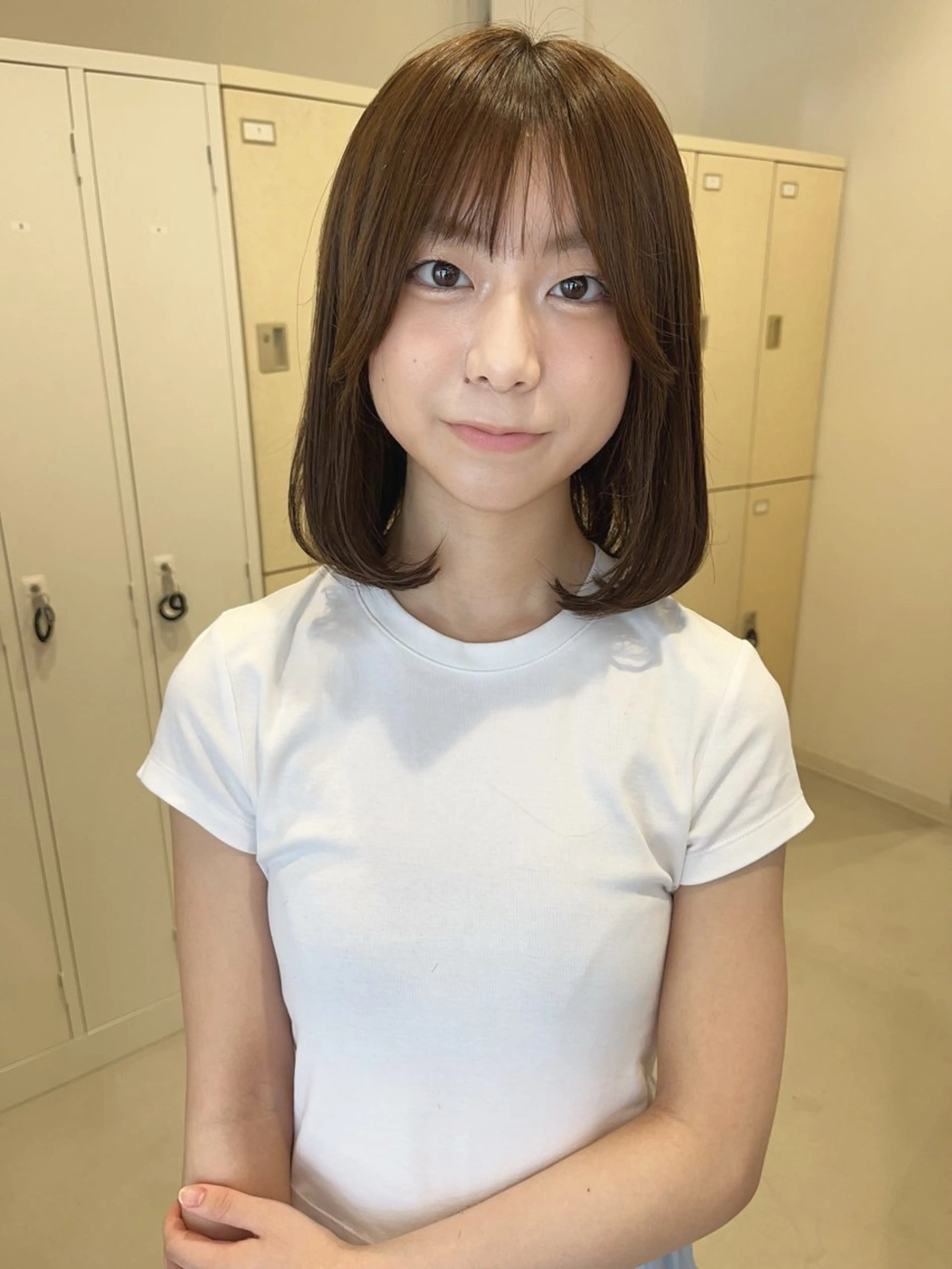 ミディアム カラー ボブ 透明感カラー🫧🌈 似合わせカット✂︎のヘアスタイル