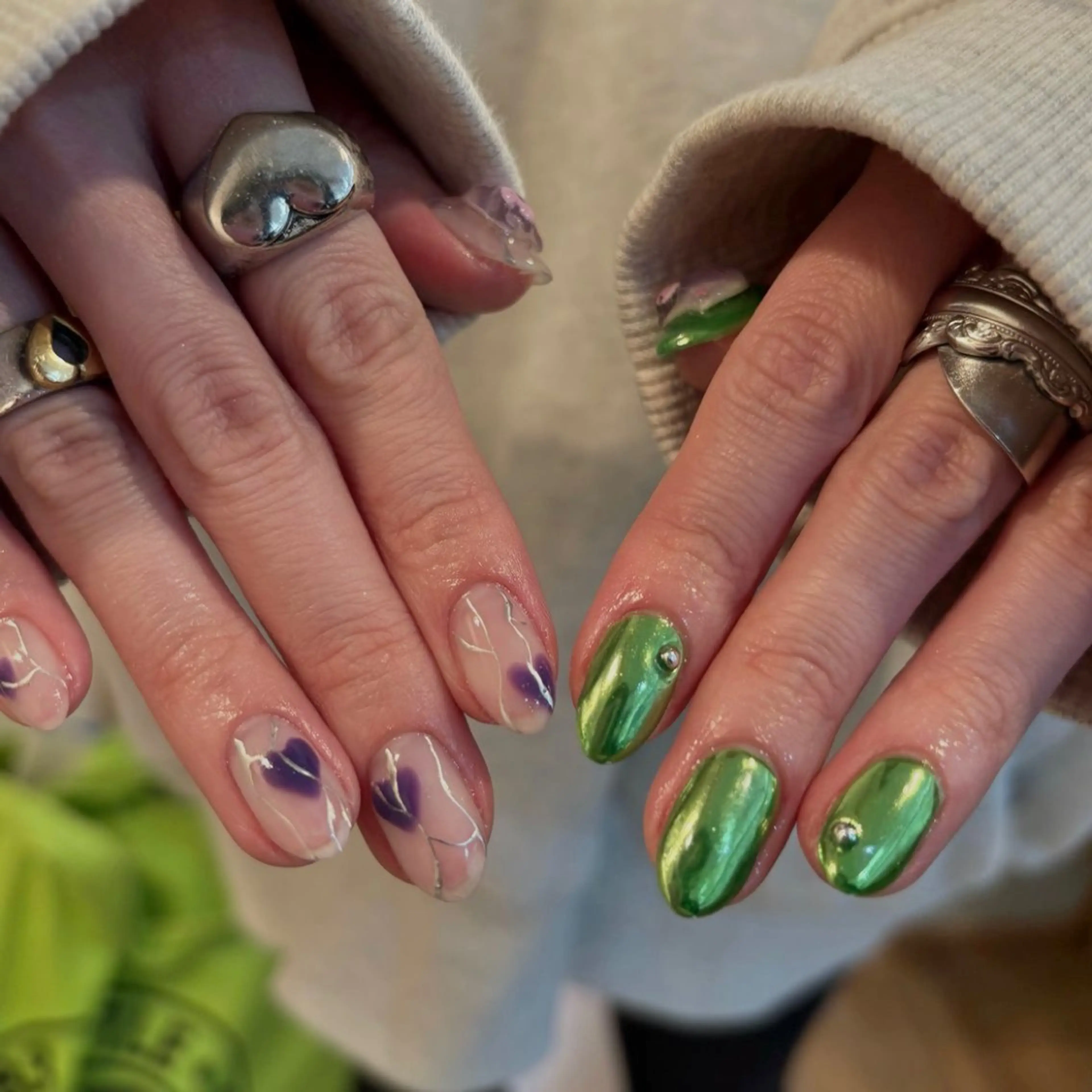 ネイル こゆび /中崎町ネイル🌟のネイルデザイン