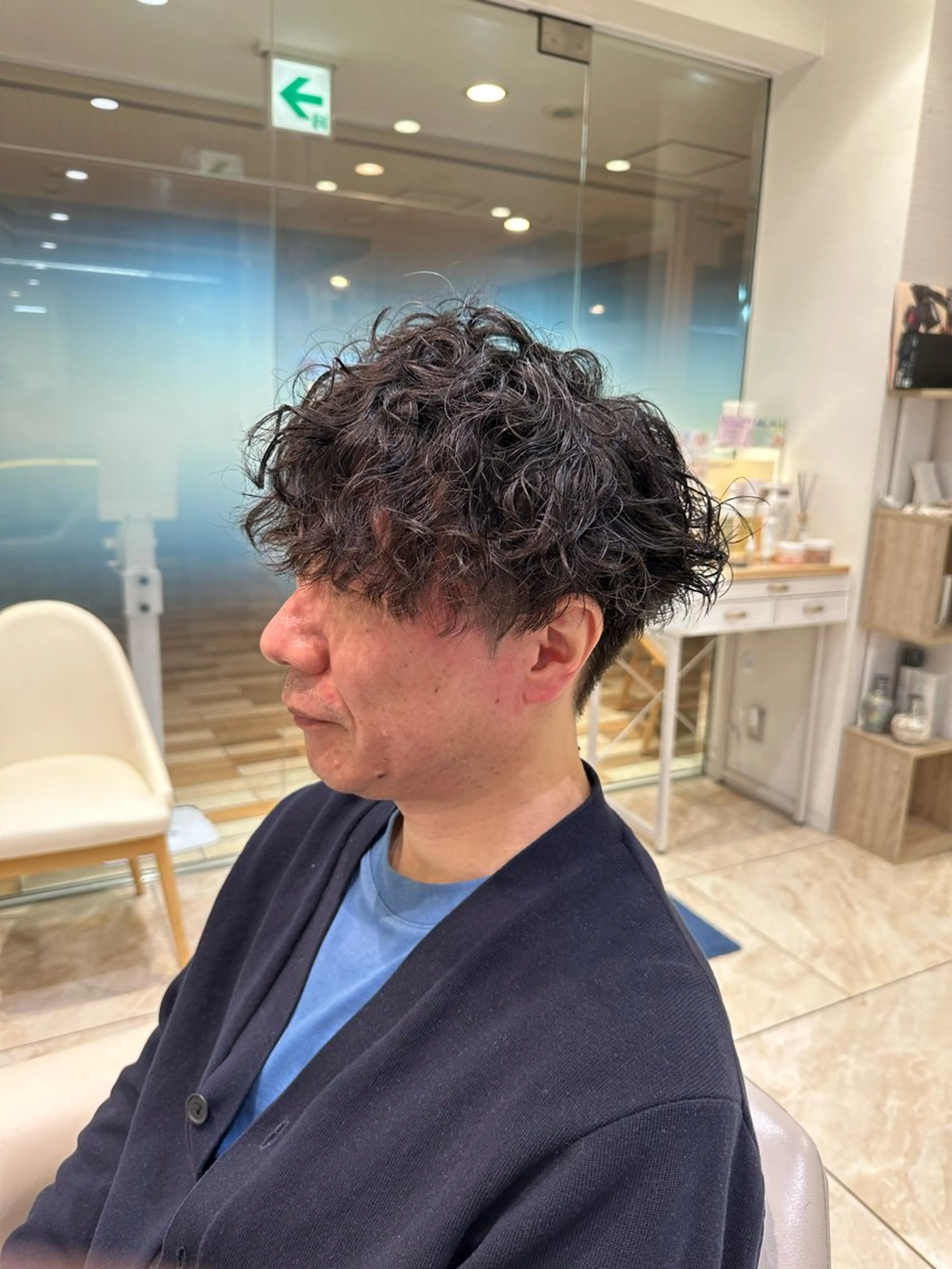 パーマ メンズ 波巻パーマ/毛流れ パーマ☘️りゅうせいのヘアスタイル