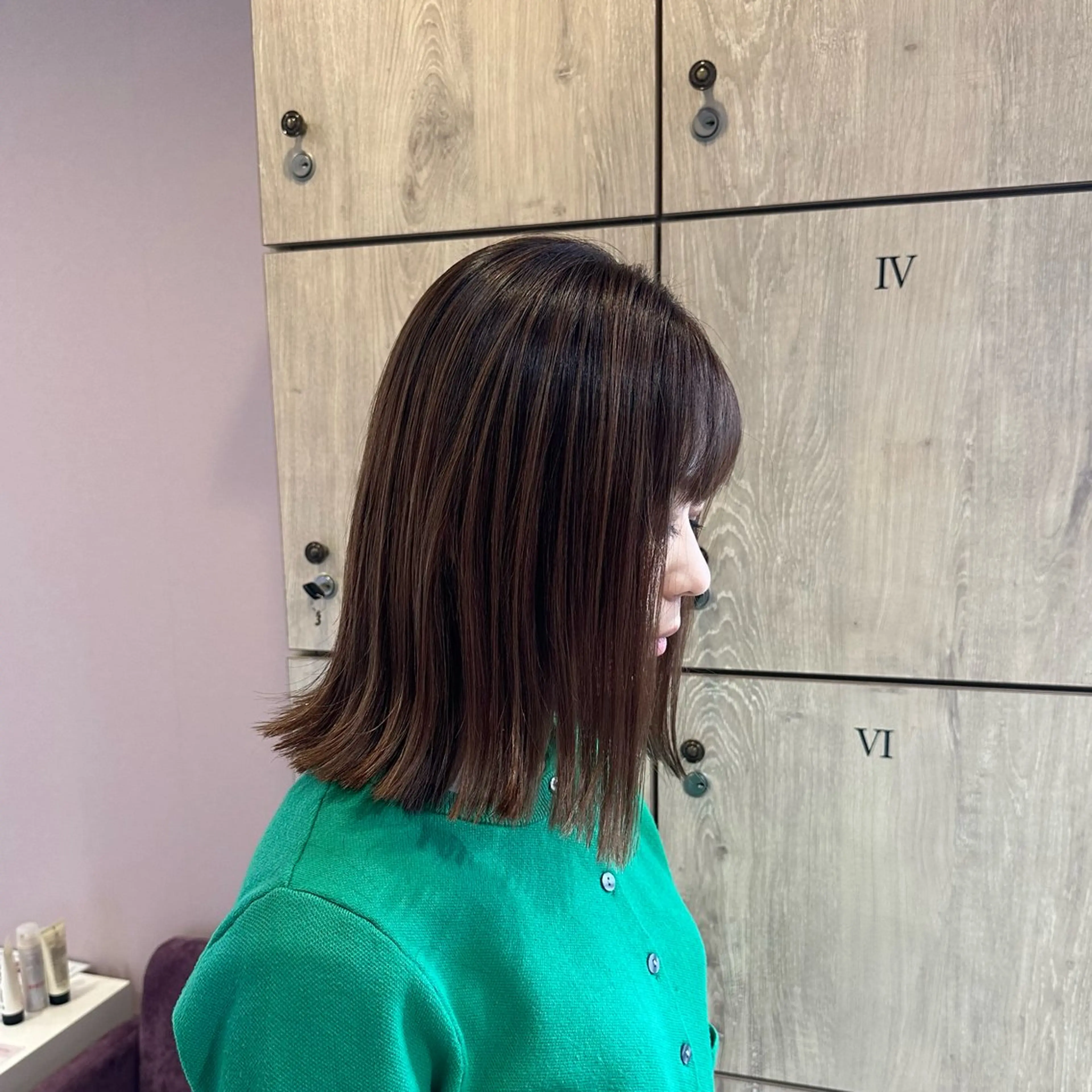 ミディアム 外ハネヘア 柔らかいcolor ￤韓国￤🩰マユ🩰のヘアスタイル