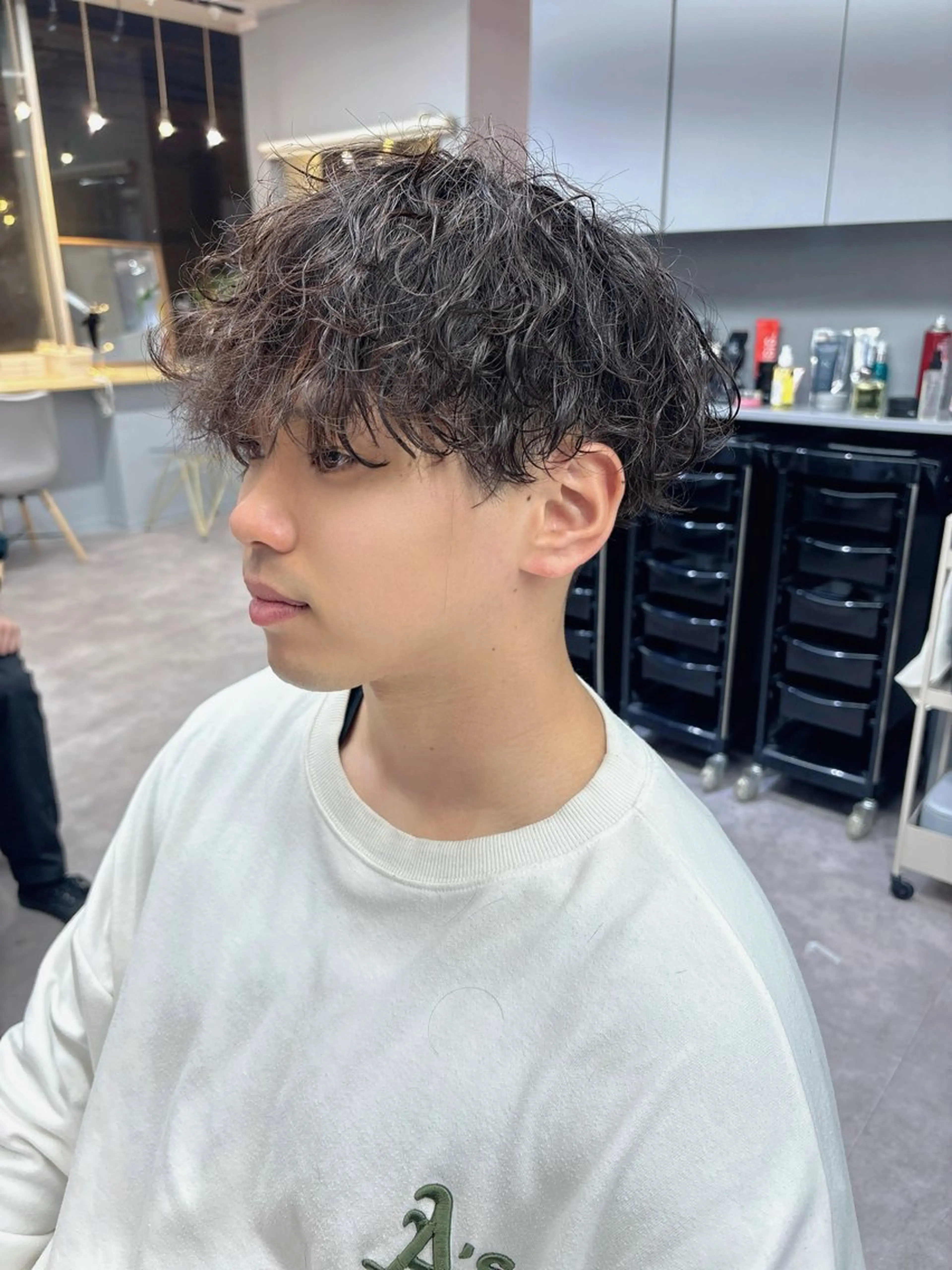 パーマ メンズ メンズパーマ 波巻きパーマ カット パーマ 雰囲気似合わせ/ itta𓂃🫧‪のヘアスタイル