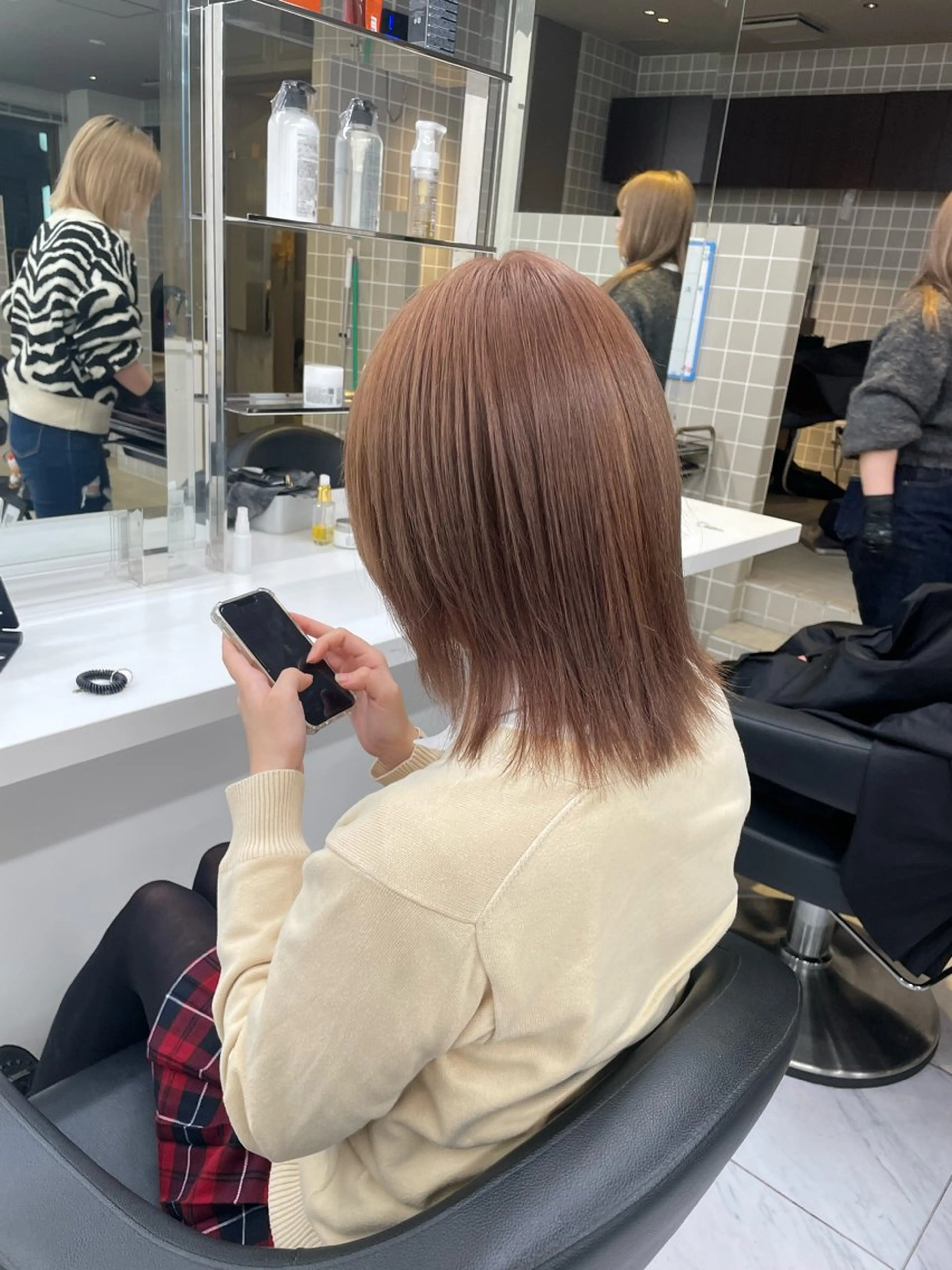 ロング カラー ヘアアレンジ ヘアカラー トリートメント ヘアセット 💗横浜美容室 💗HARUNAのヘアスタイル