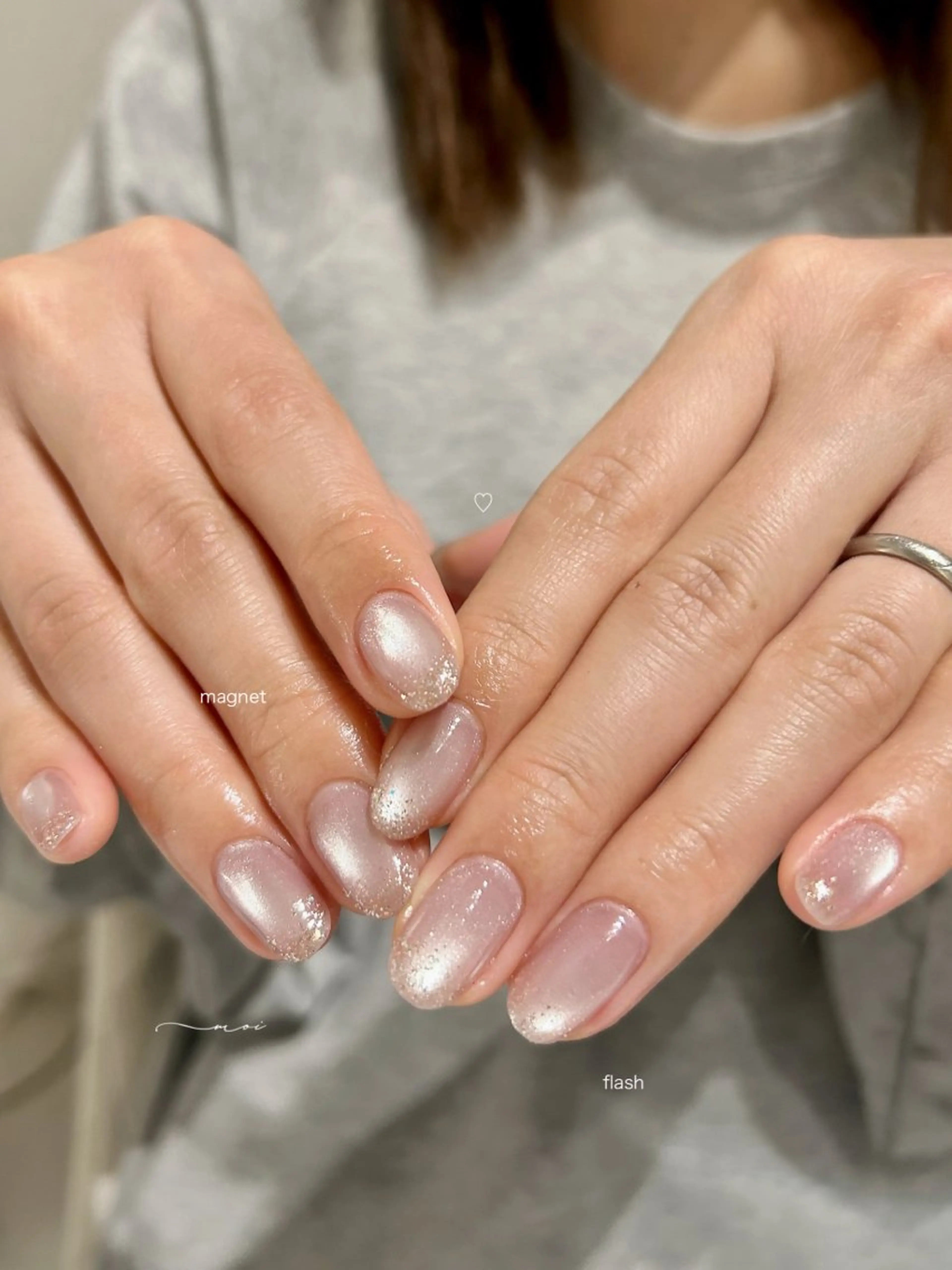 ネイル フラッシュネイル nail salon moiのネイルデザイン