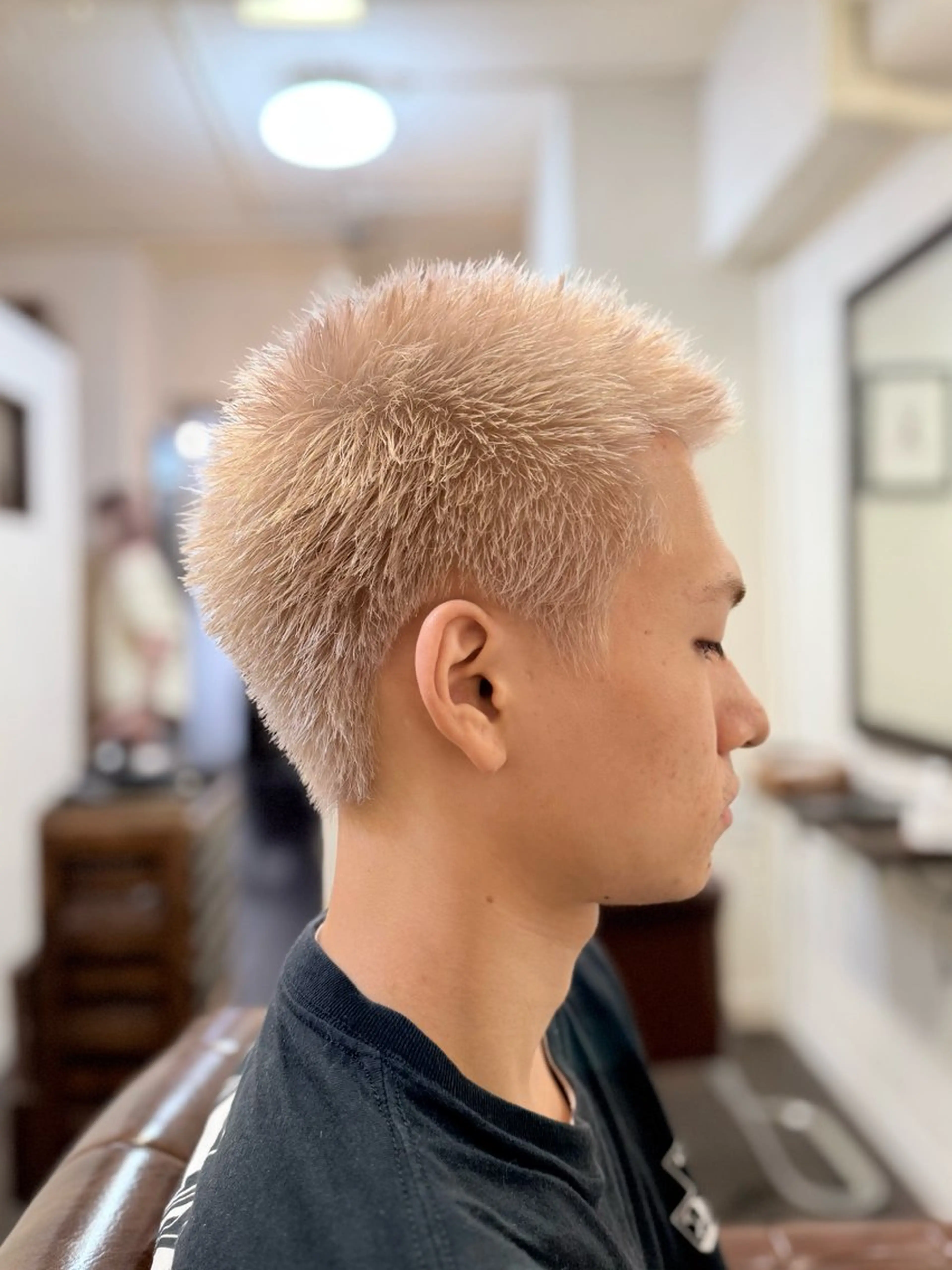 ショート カラー メンズ メンズ/スパイキー ショート/isseyのヘアスタイル