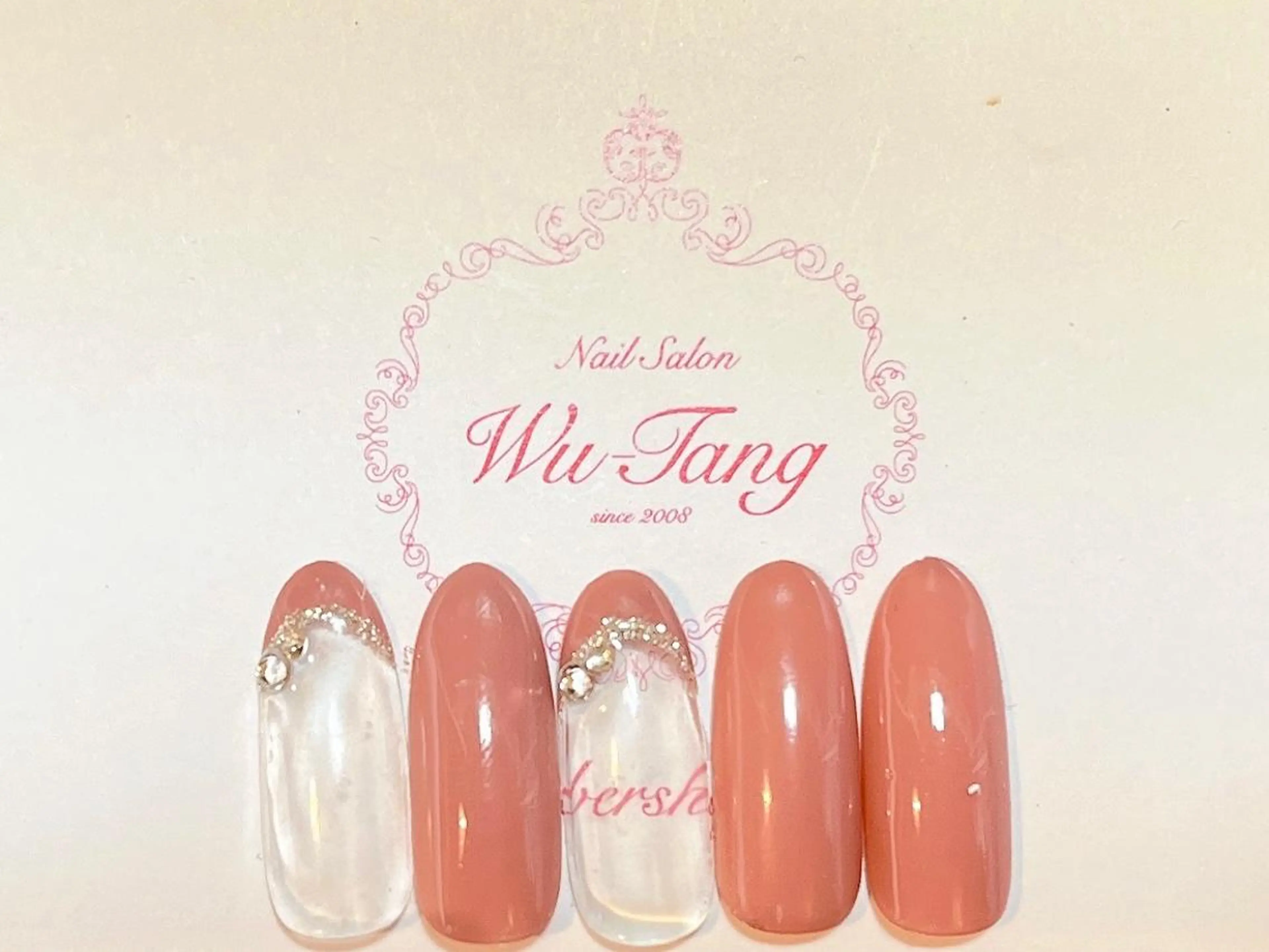 ネイル シンプルネイル 堤 花のネイルデザイン