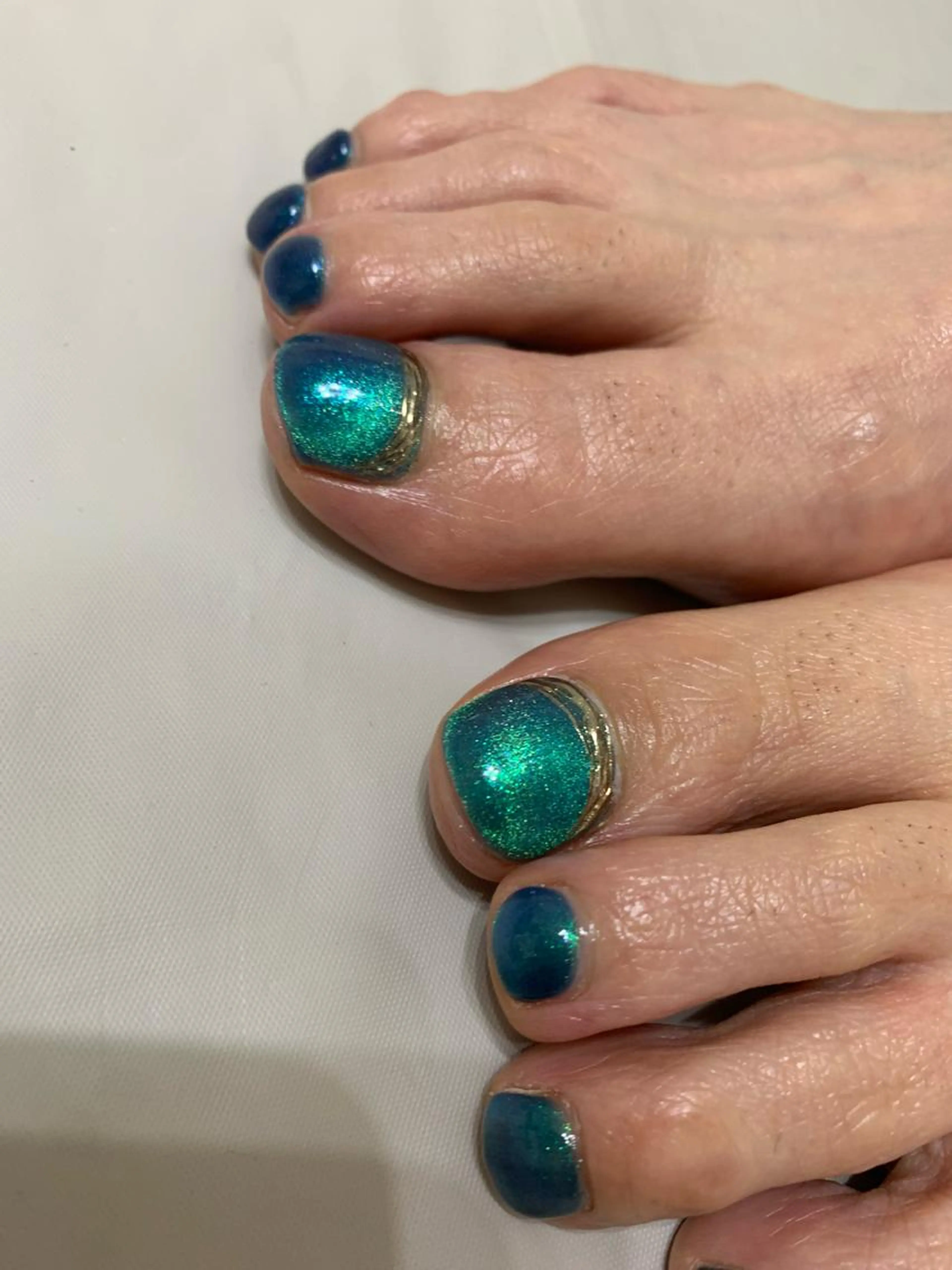 親指ART/他4本は似合わせワンカラー🩵【他店様オフあり】の写真