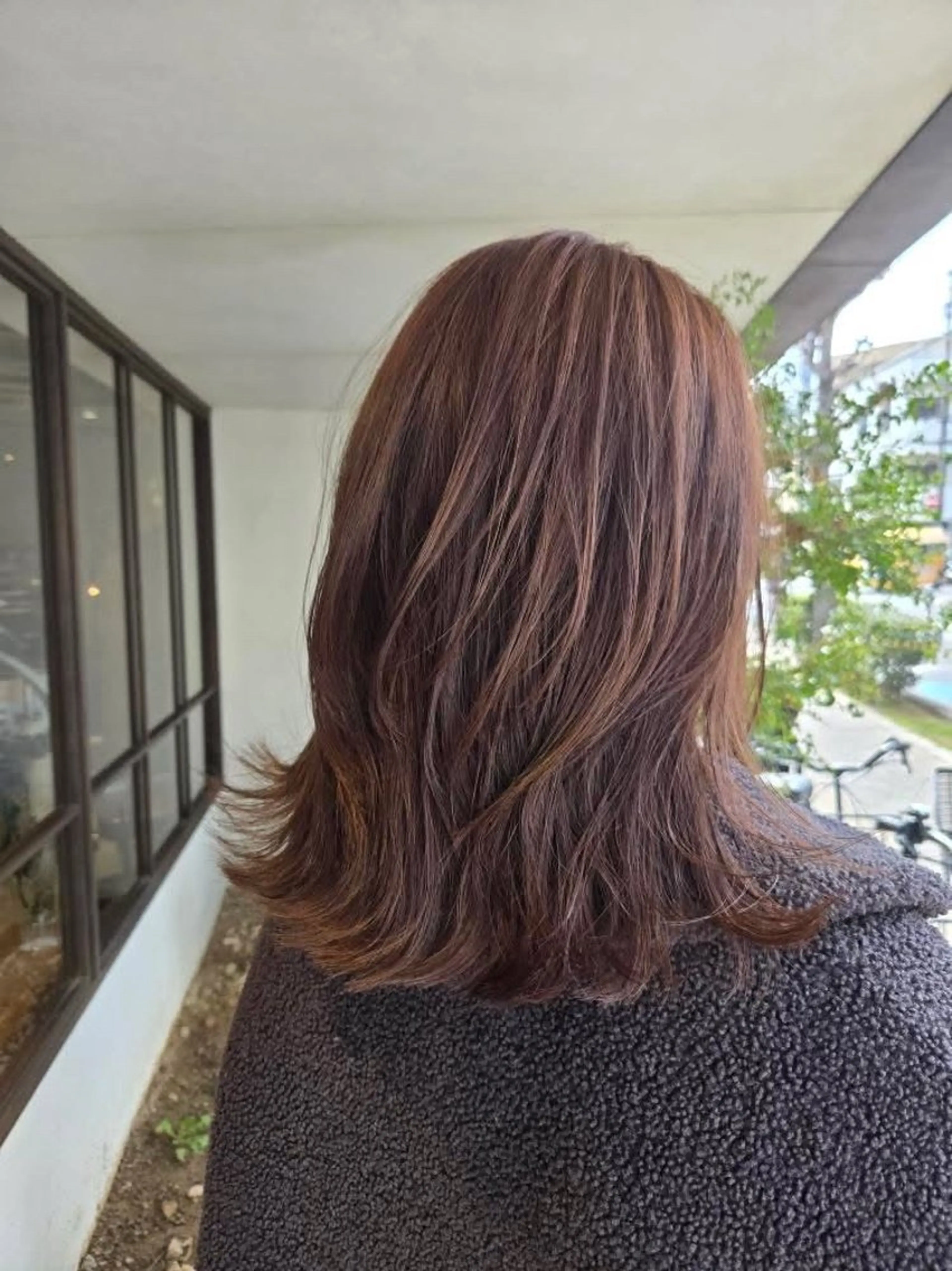 セミロング ヘアカラー IT’s所属・韓国好き🇰🇷 美容師MIKUのヘアスタイル