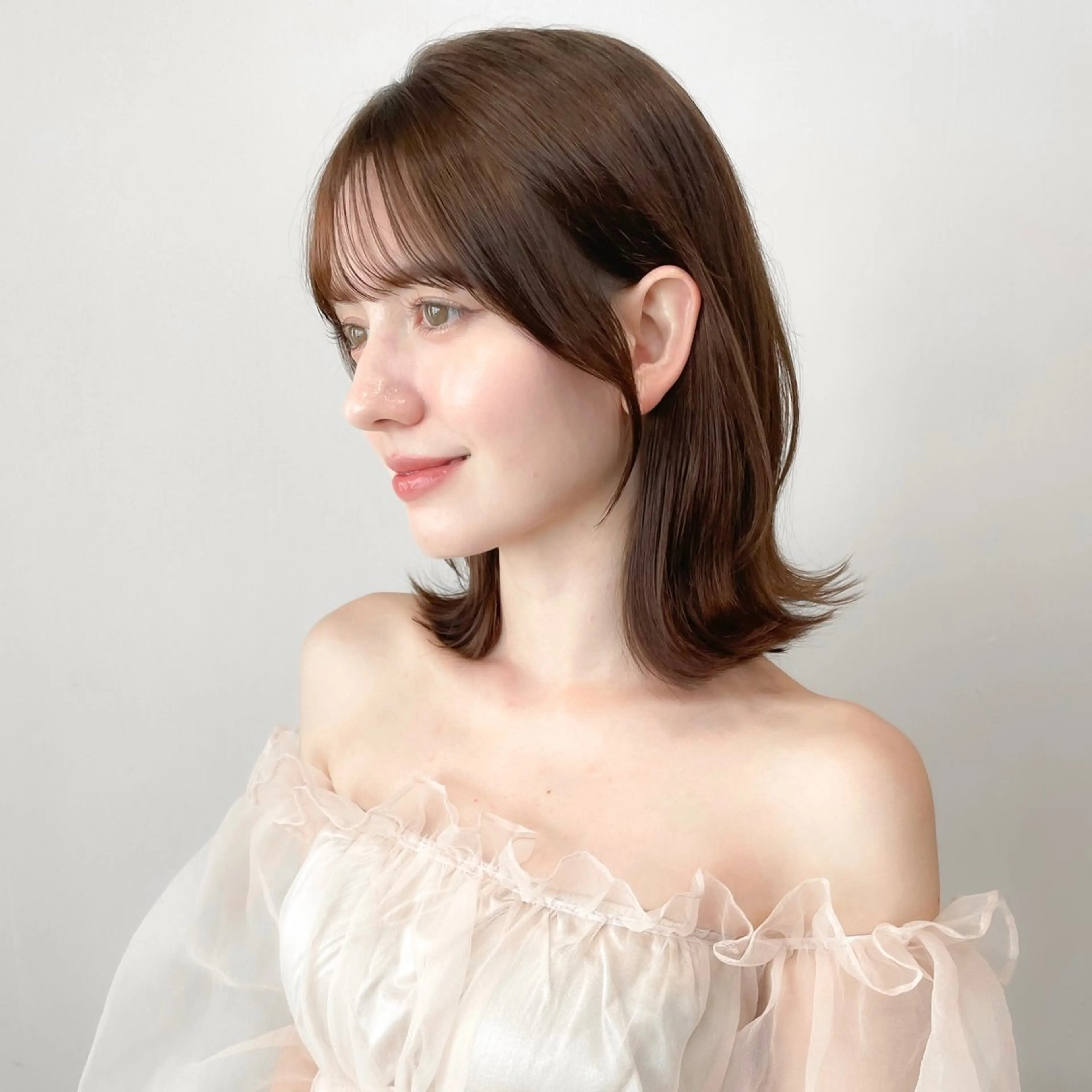 湿気対策☔️前髪カット＋前髪ストレートの写真