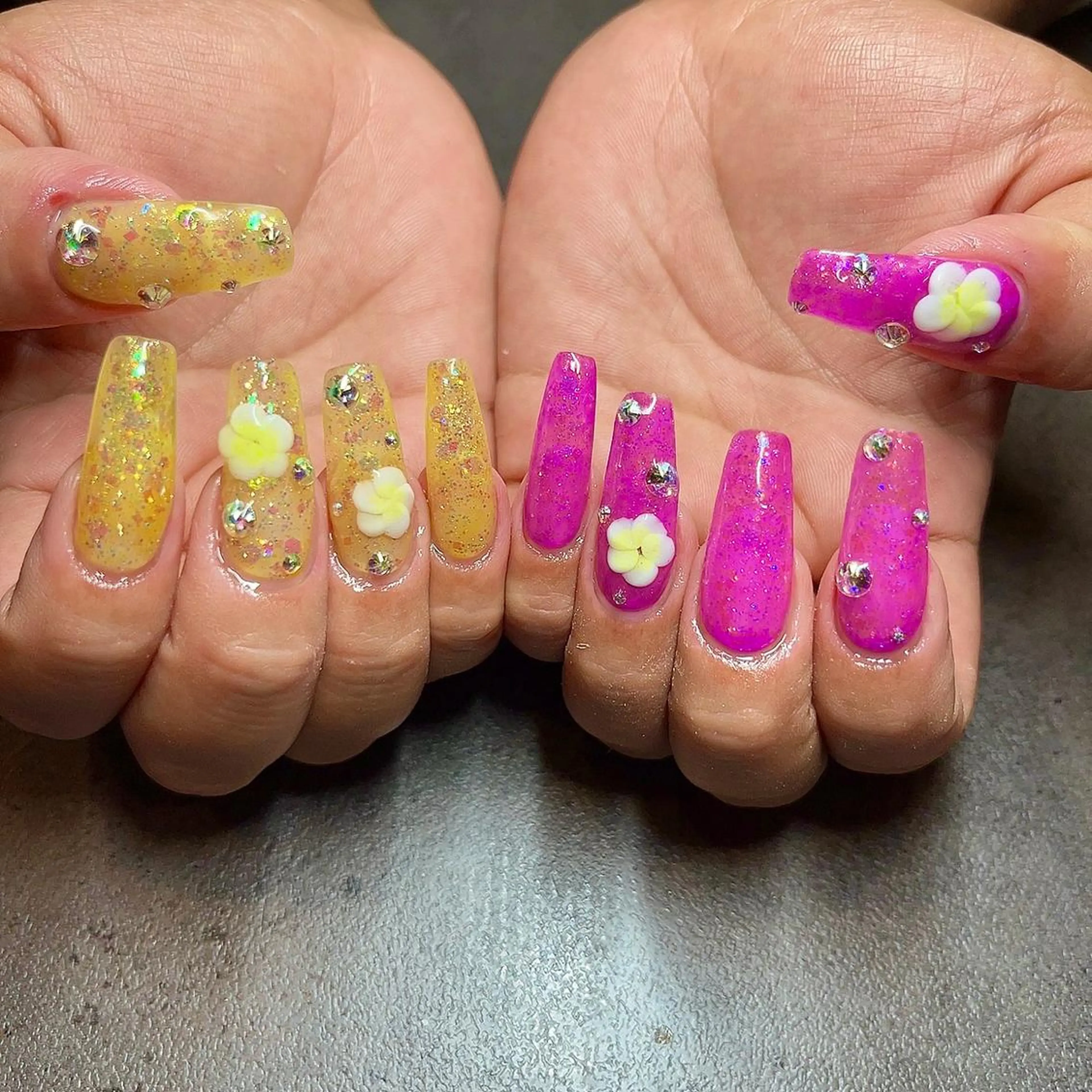 ネイル スカルプネイル しば まなみのネイルデザイン