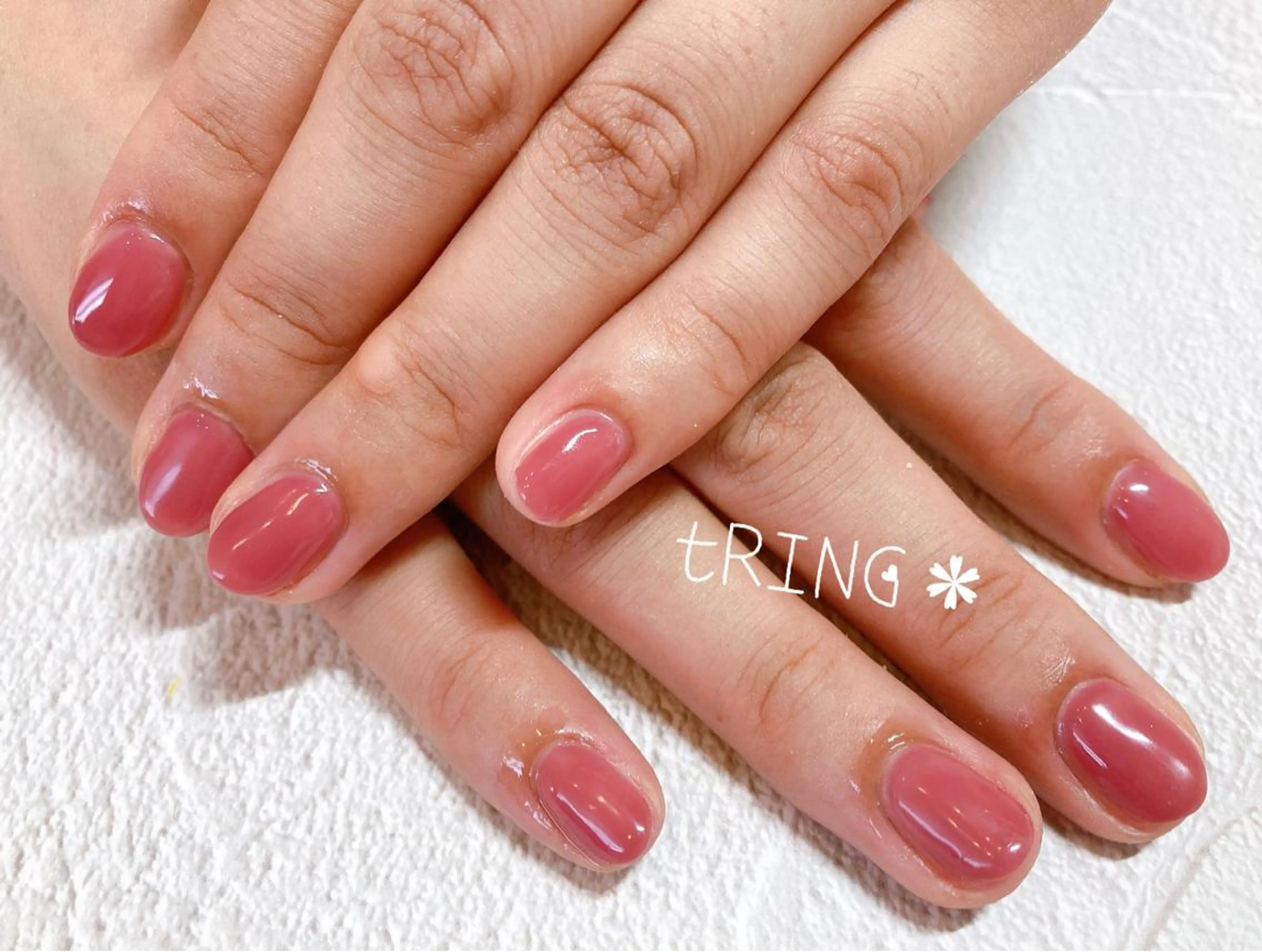 ネイル ハンドネイル tRING＊ しいの木台のネイルデザイン