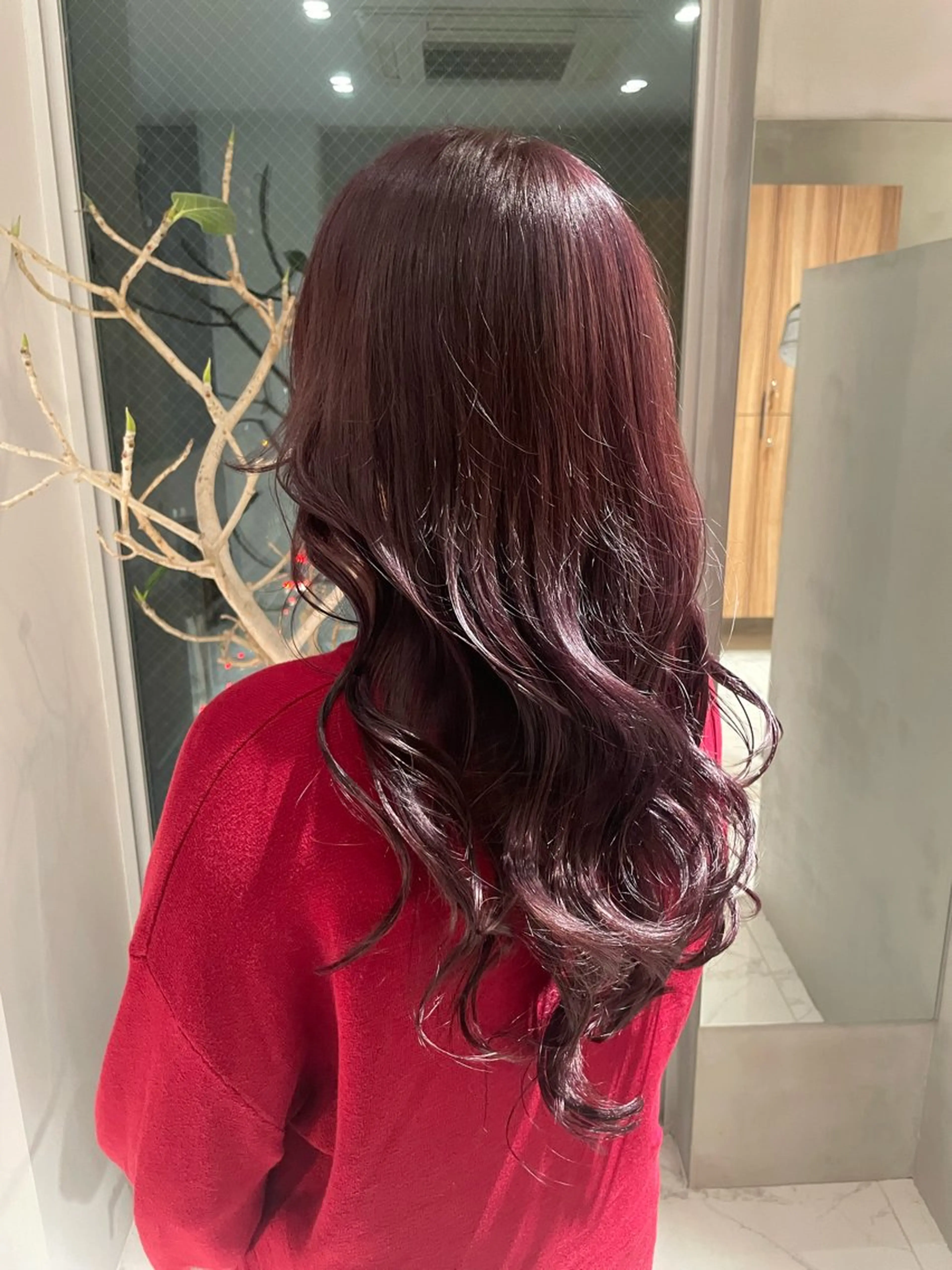 ロング RIN⌇ レイヤー⌇ 艶カラー🌙のヘアスタイル