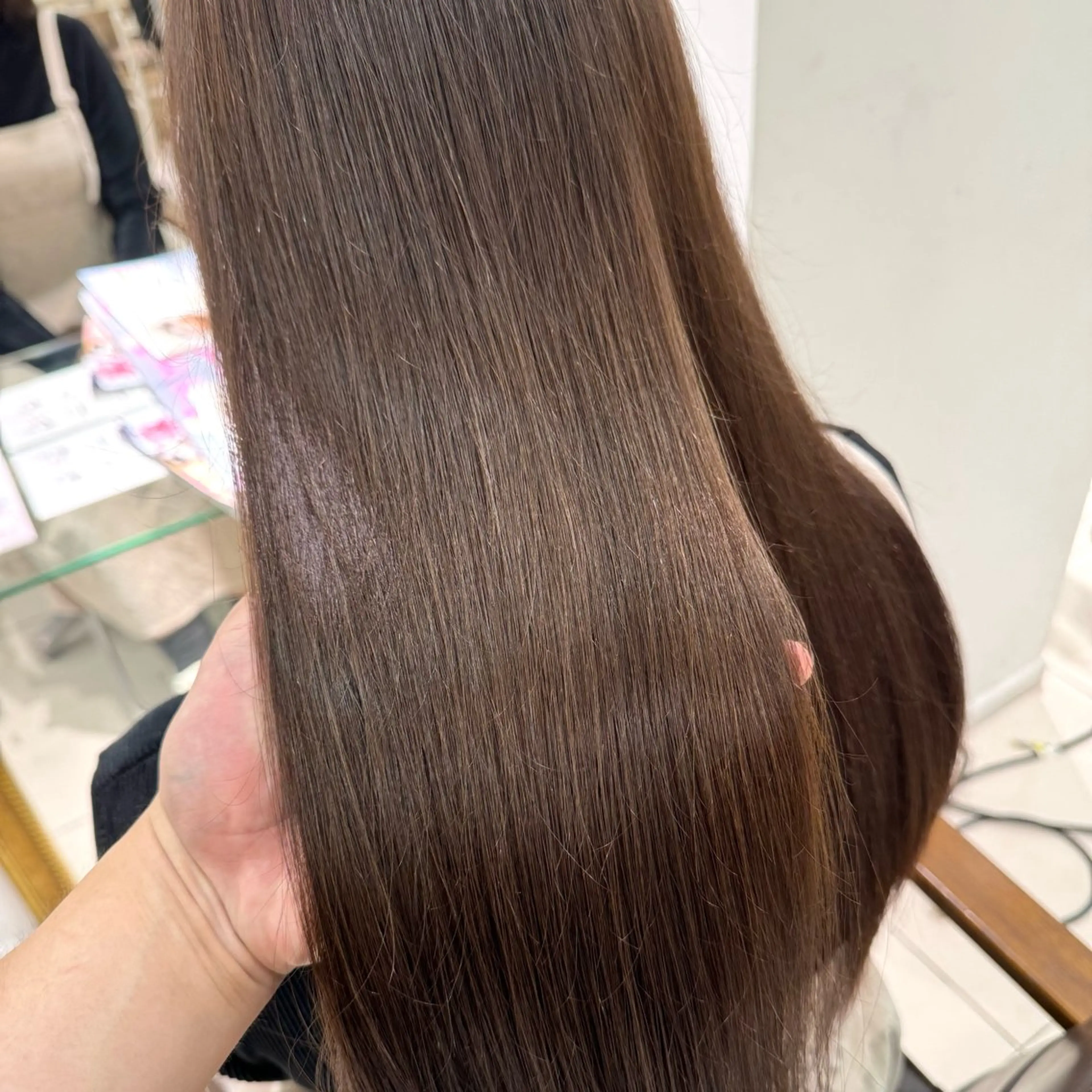 ロング カラー ヘアアレンジ ヘアカラー ブリーチなしカラー /ベージュ/安形翔のヘアスタイル