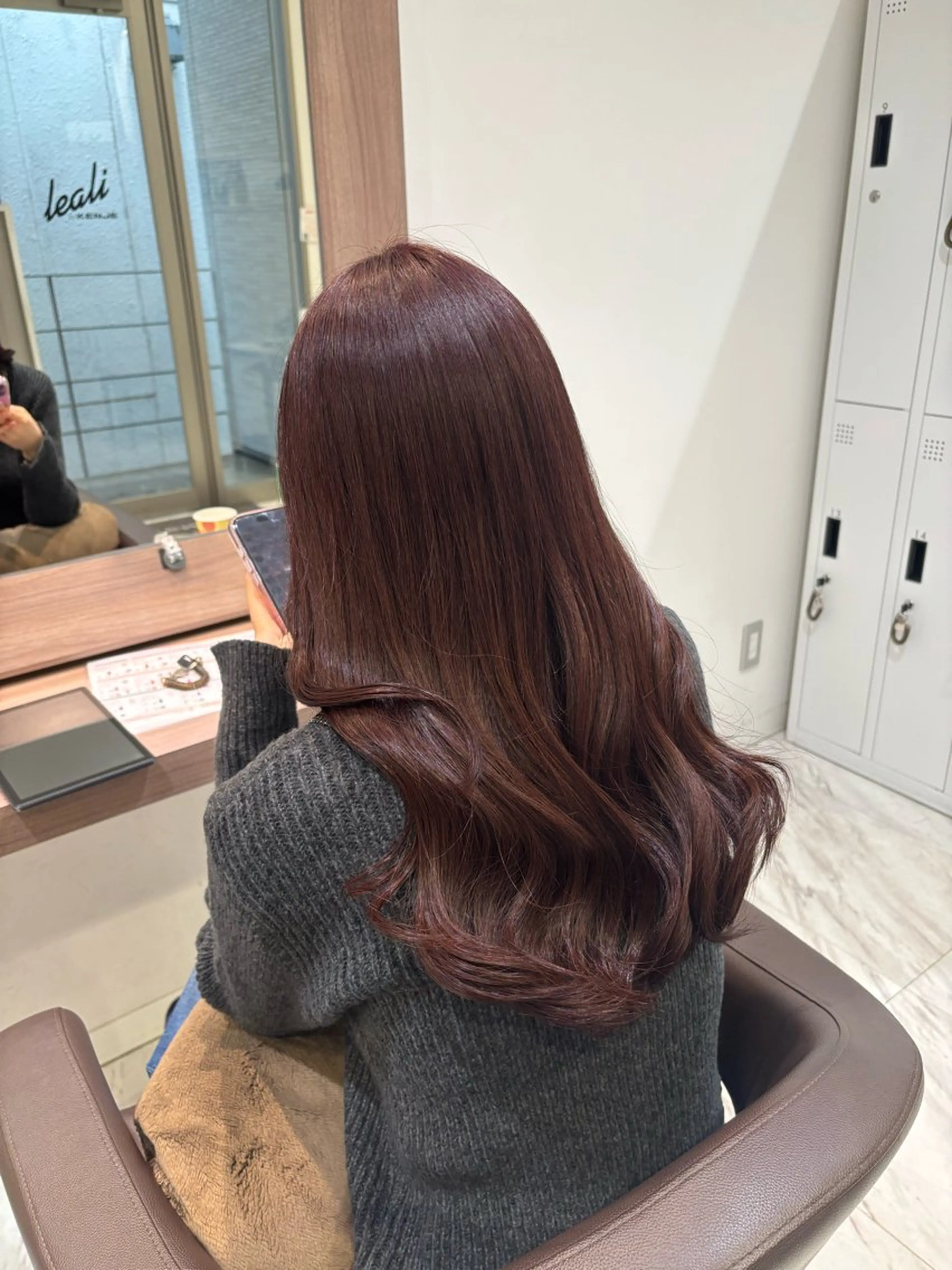 🍓 【 暖色カラー 】1color ＋ 2step treatment ＋ブローの写真