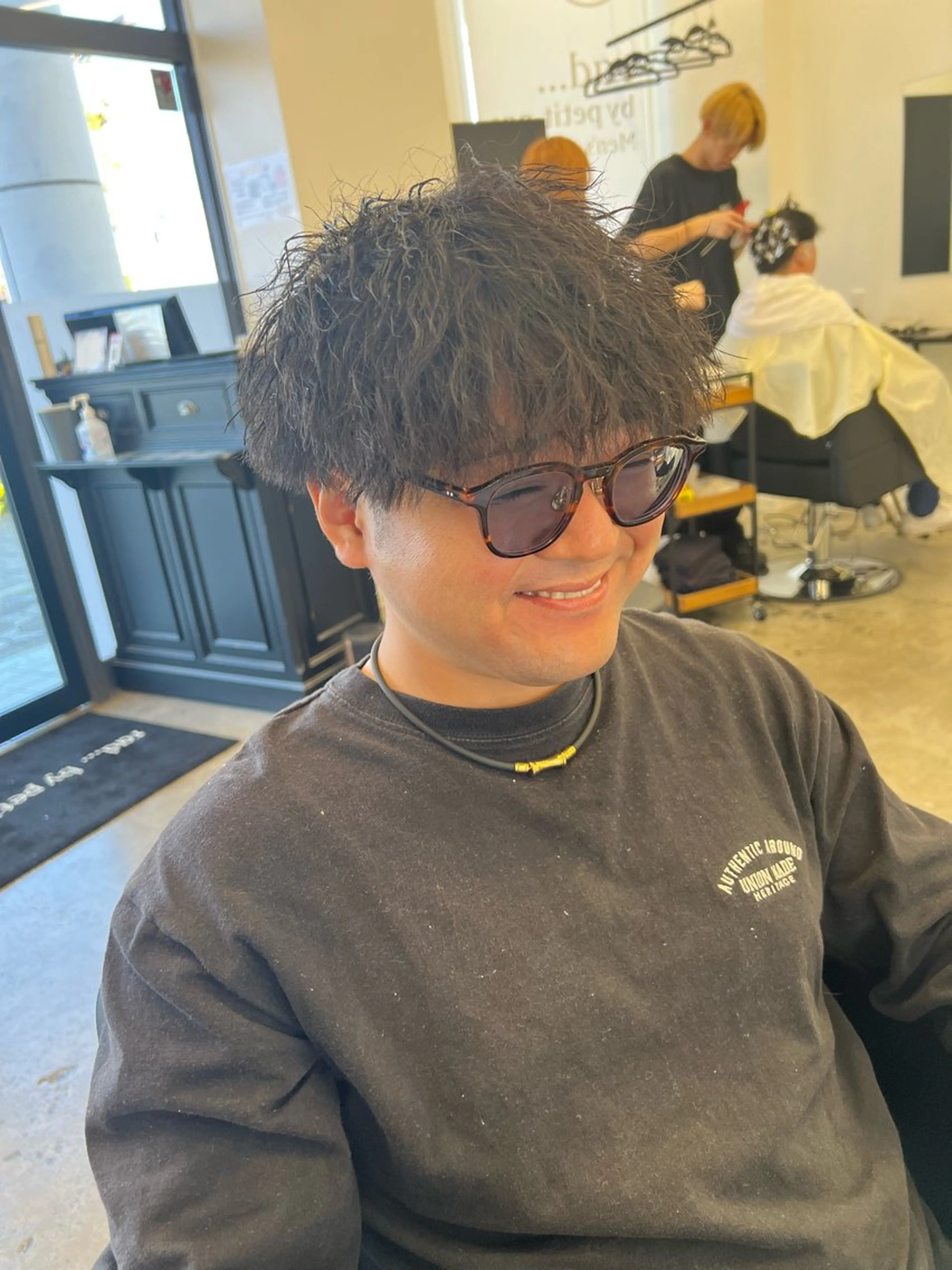 ショート パーマ メンズ カット パーマ メンズ特化美容師 井上大輔のヘアスタイル