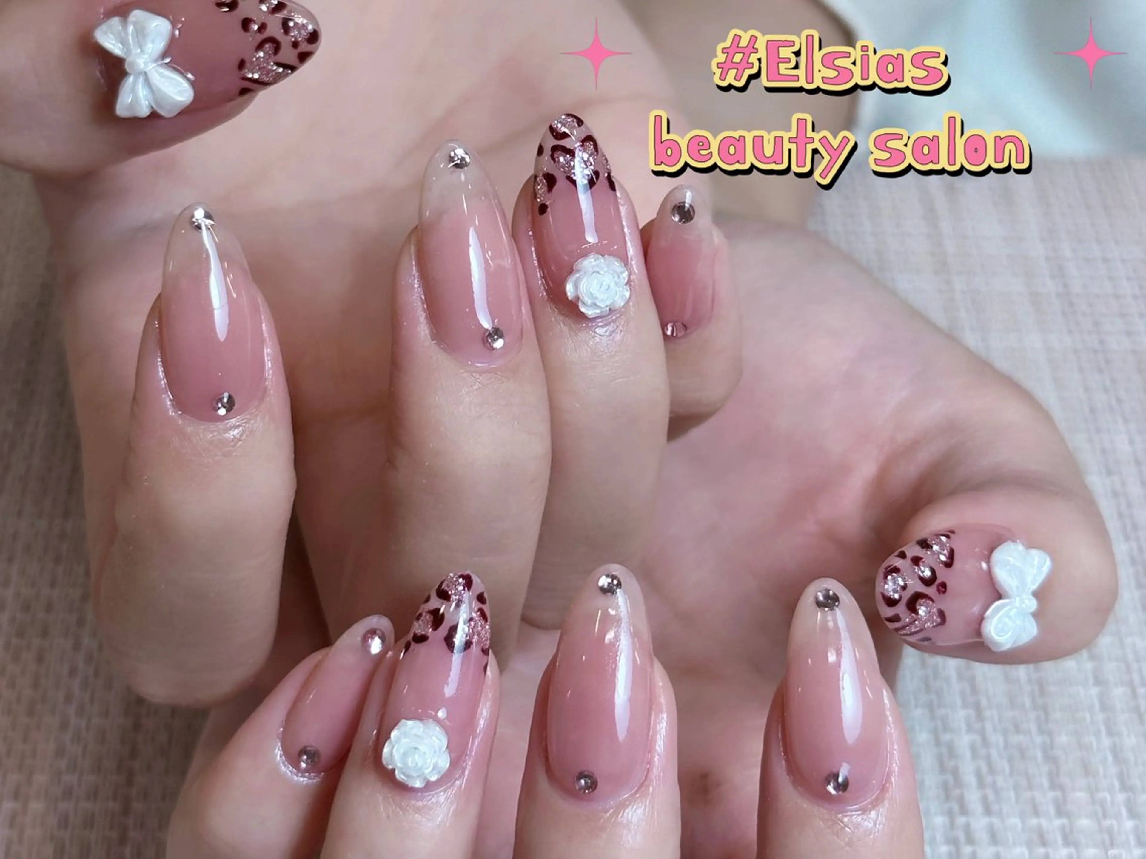 持ち込みネイル(アート4本) ➕ドライケア➕オイル(オフ別料金)の写真