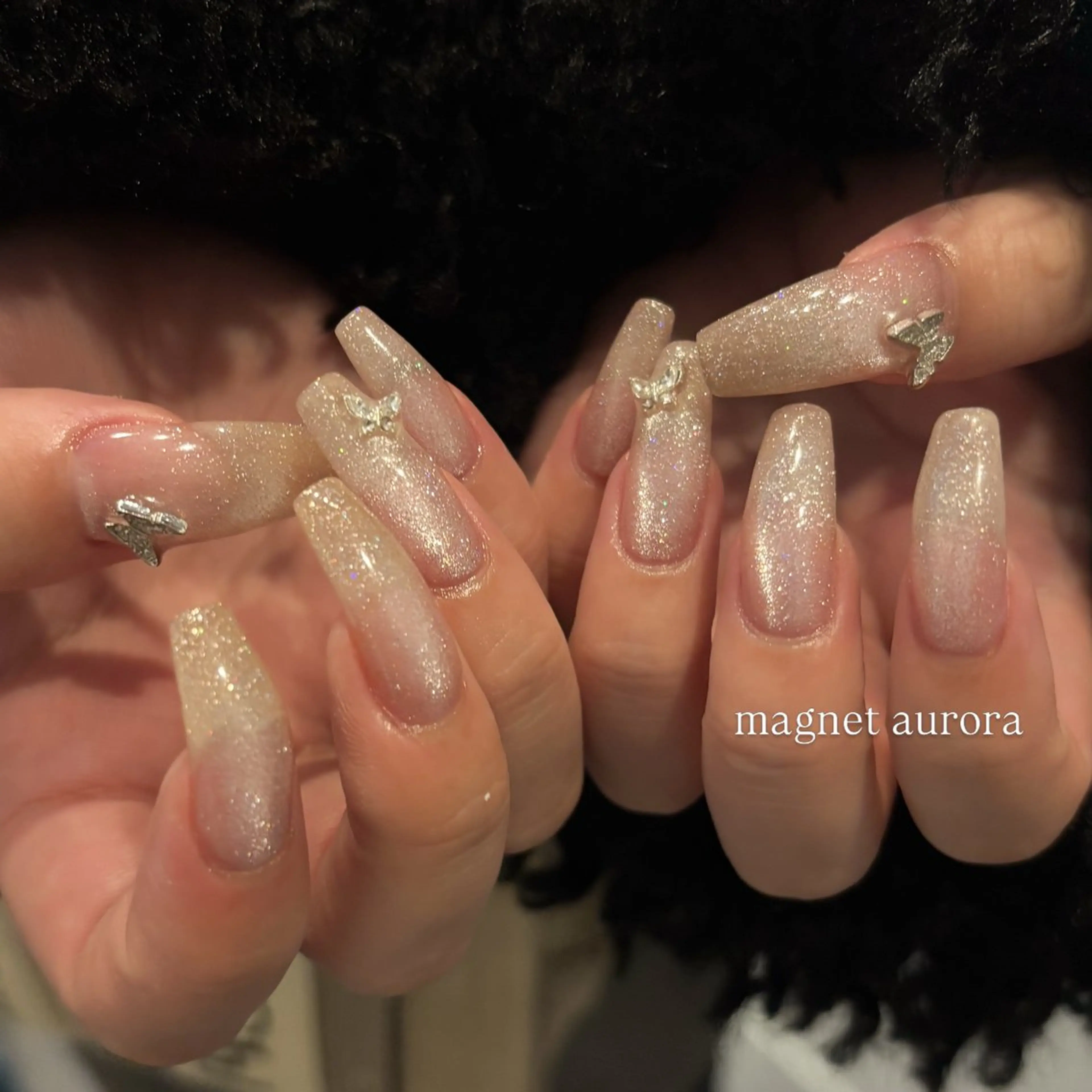 ネイル マグネットネイル ハンドネイル IZUMIꕤ nail｜堺筋本町のネイルデザイン