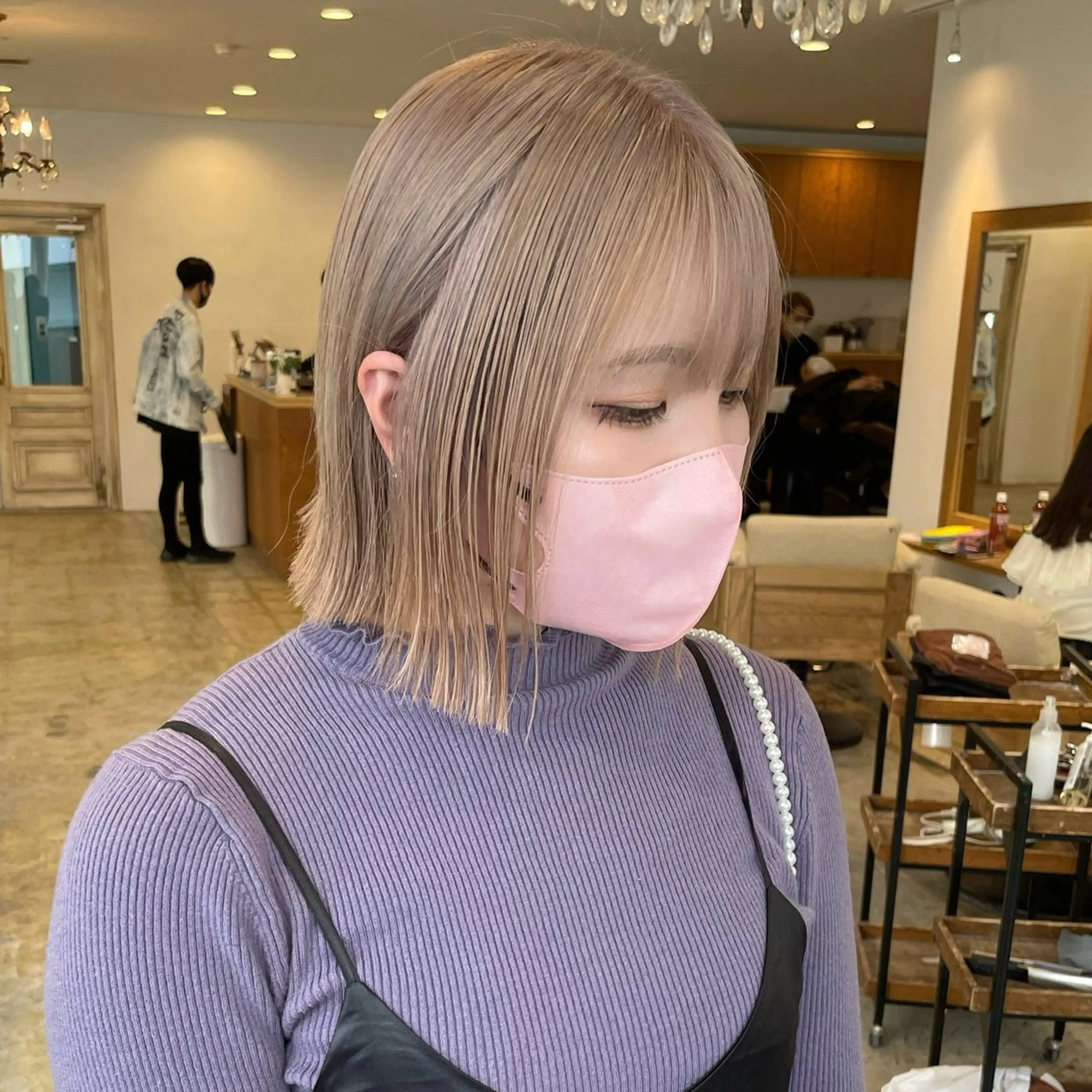 【期間限定無料施術】🌙✂️切りっぱなしボブカット＆コーティングトリートメント付き✨✂️の写真