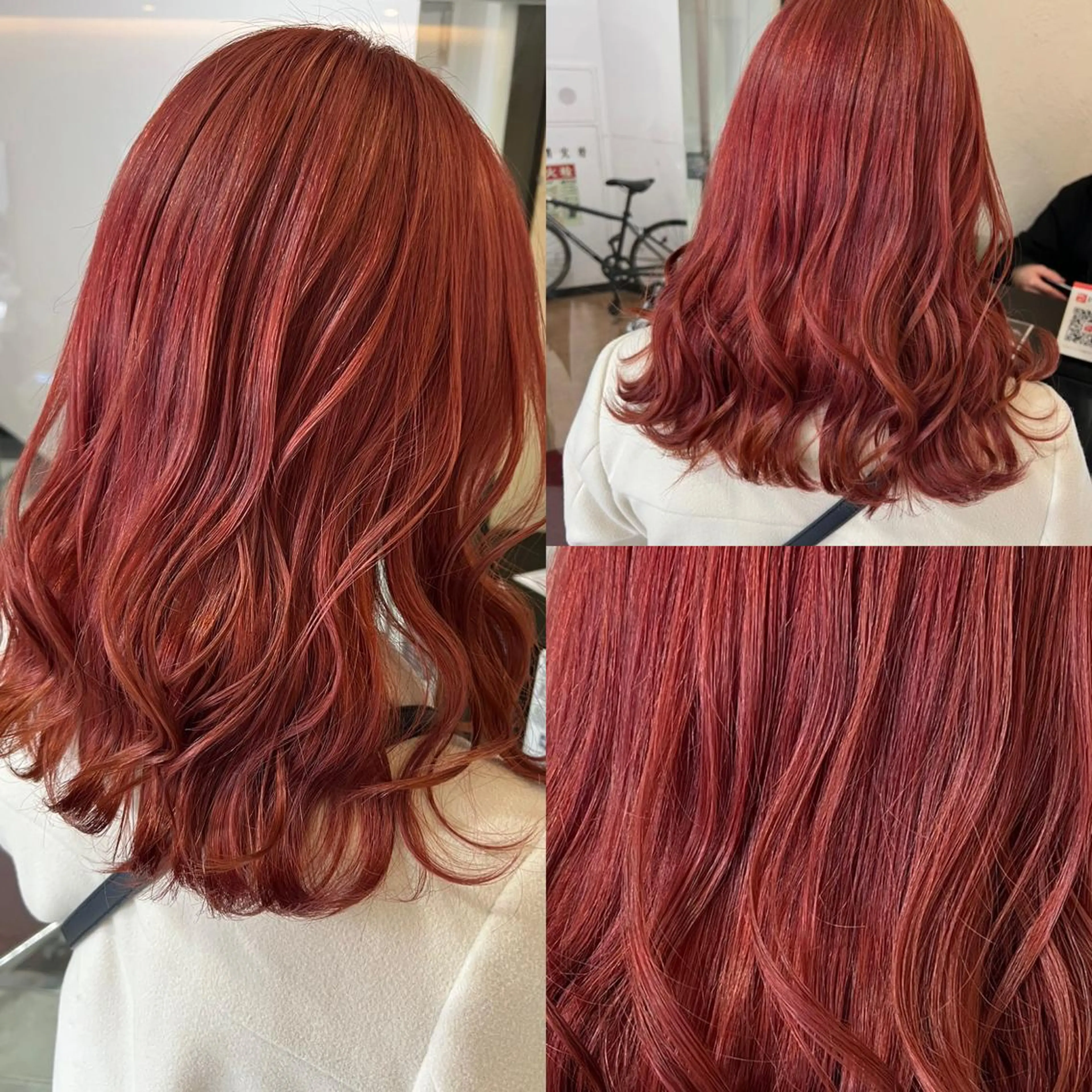 ミディアム カラー エクステ＆艶カラー 🎀YURINA🎀のヘアスタイル