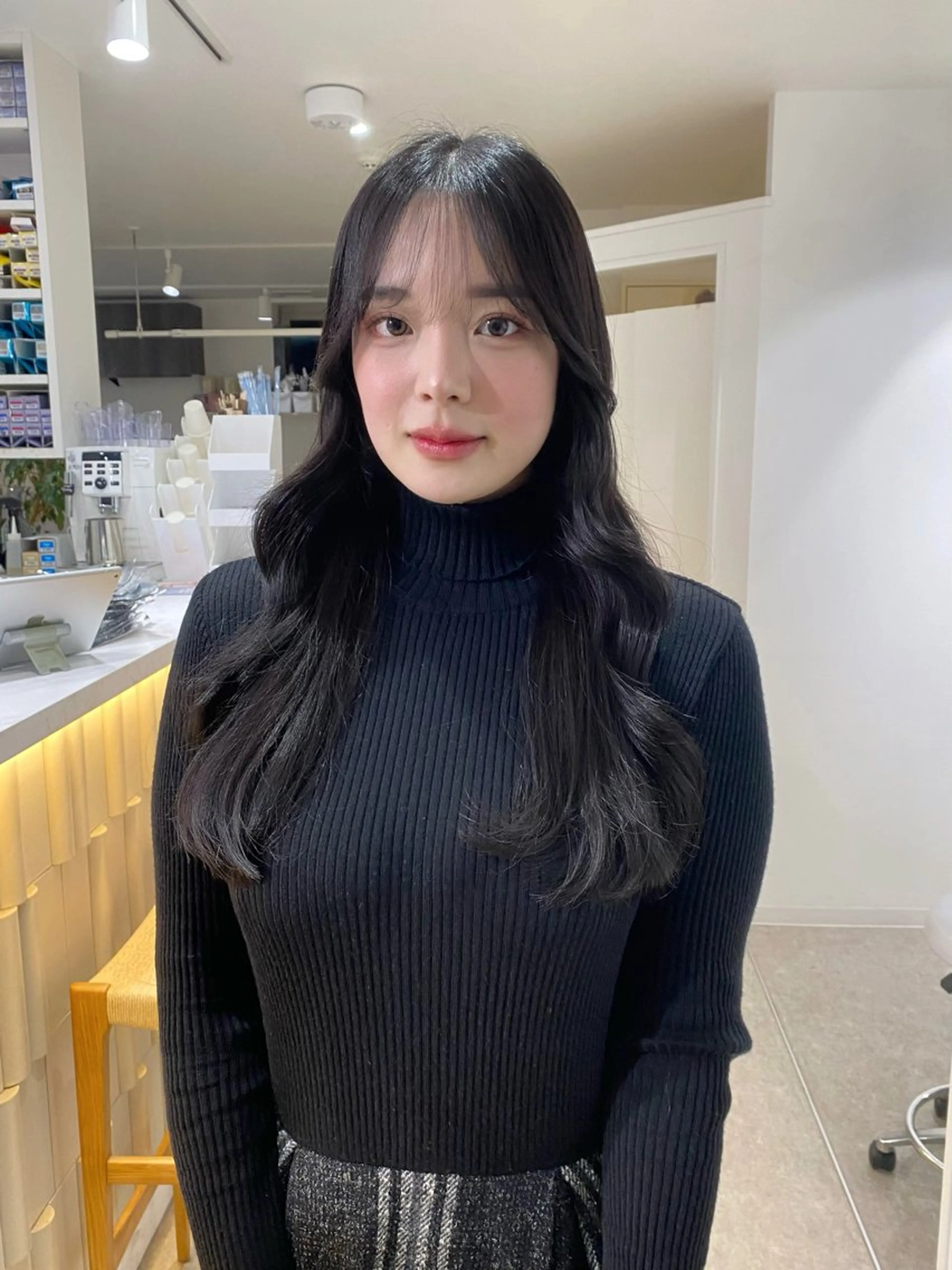 カラー AO所属・RISAKO 艶髪モテヘア🎀府中のヘアスタイル