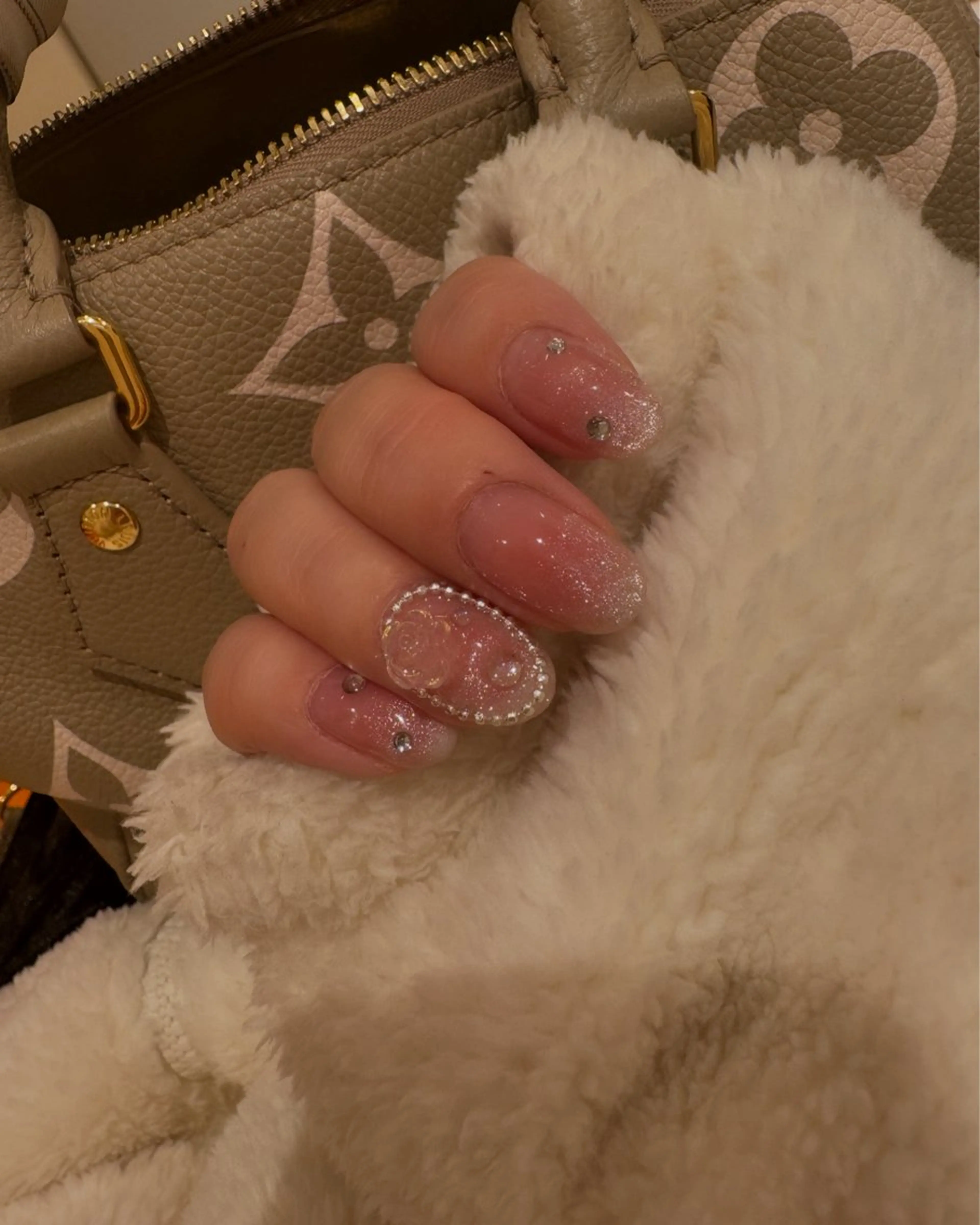 ショート Belle fleurのネイルデザイン