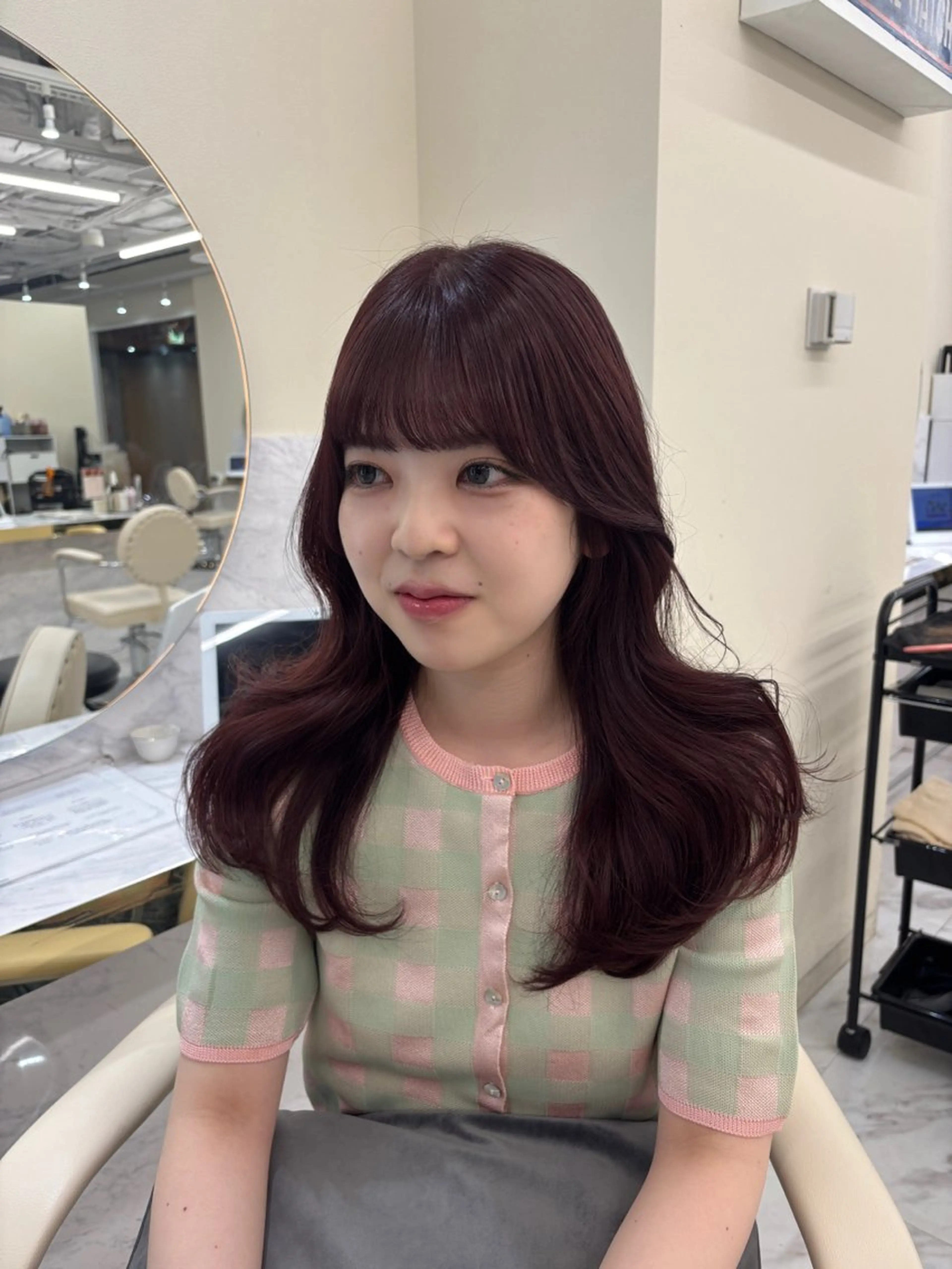 ロング カット ヘアカラー トリートメント レイヤーカット/髪質 改善/momo🎀のヘアスタイル