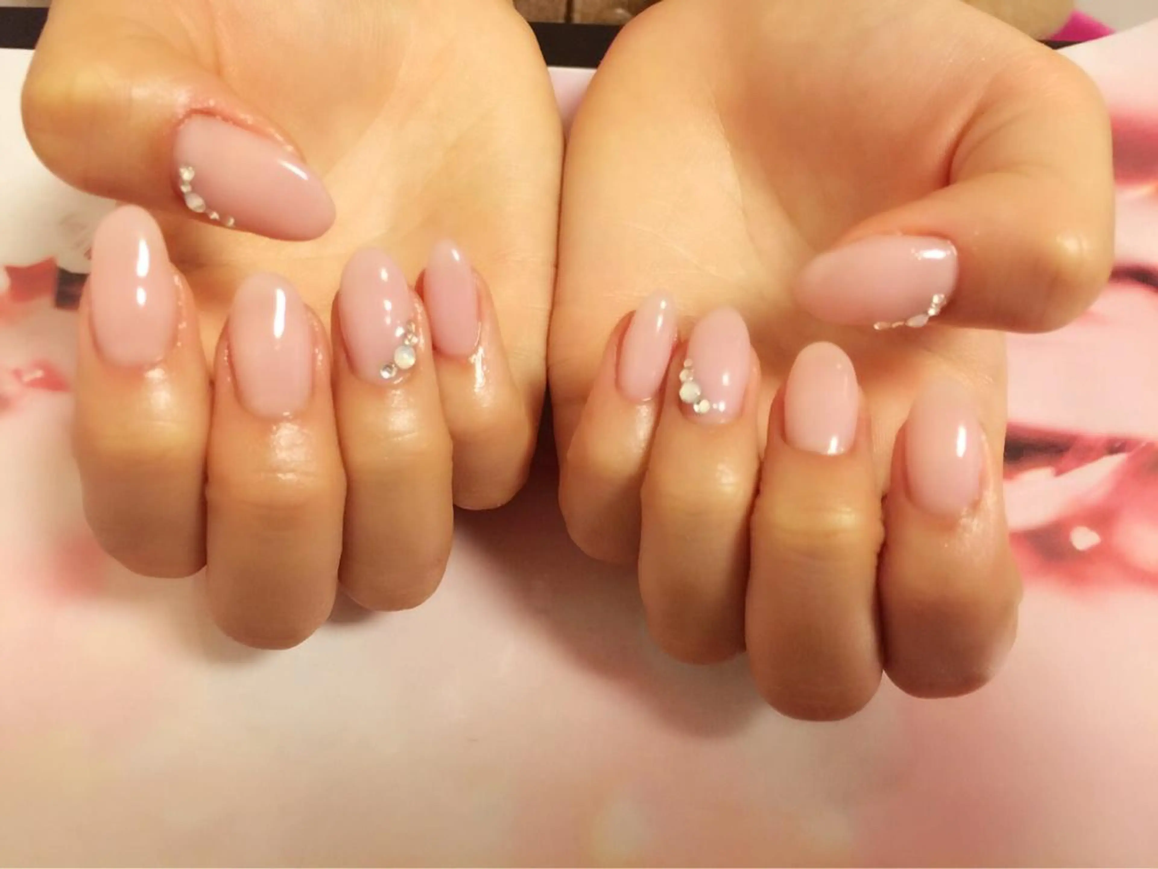 ネイル スカルプネイル シンプルネイル a yakaのネイルデザイン