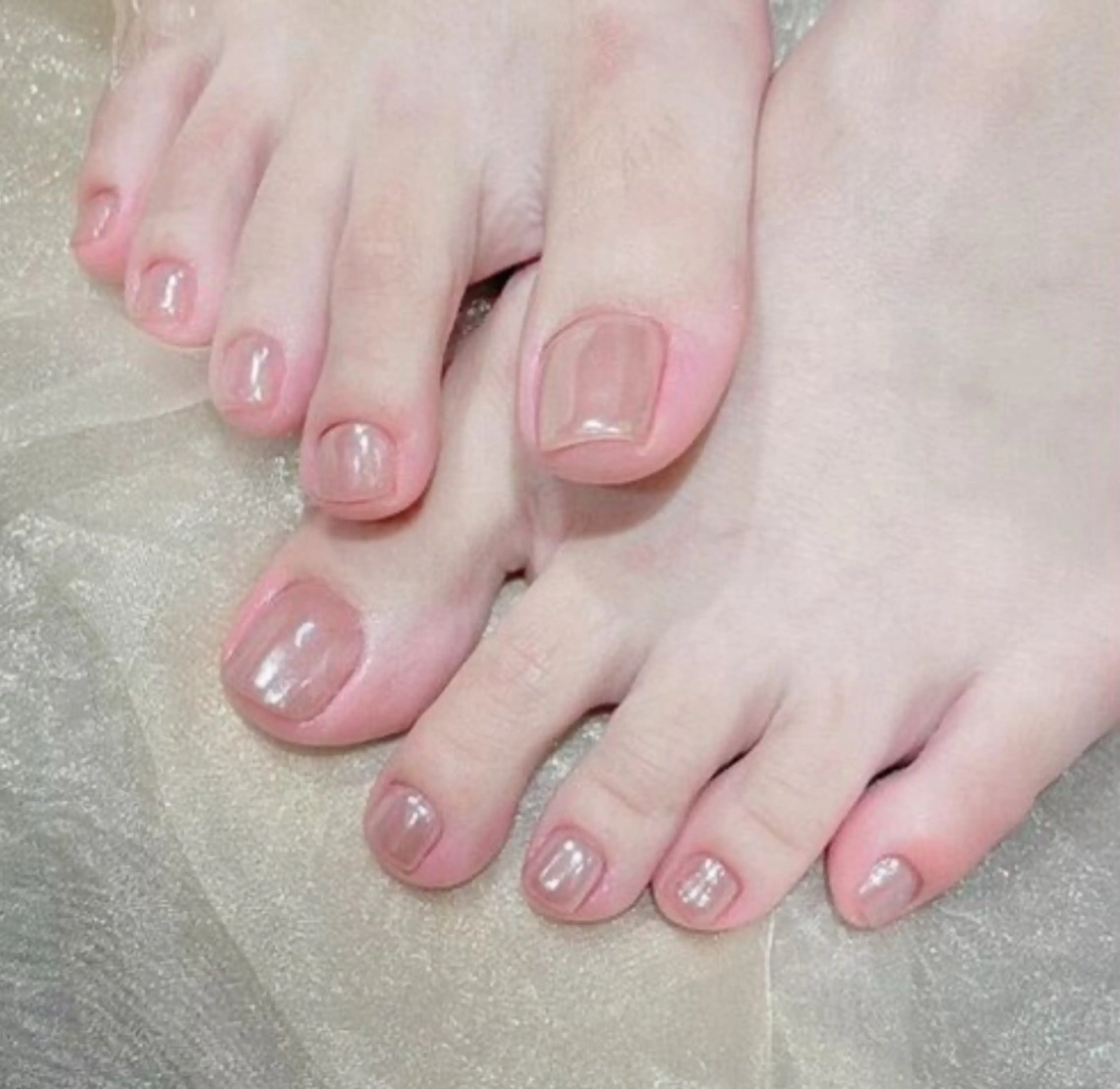 ［Foot］ミラーorオーロラワンカラーの写真