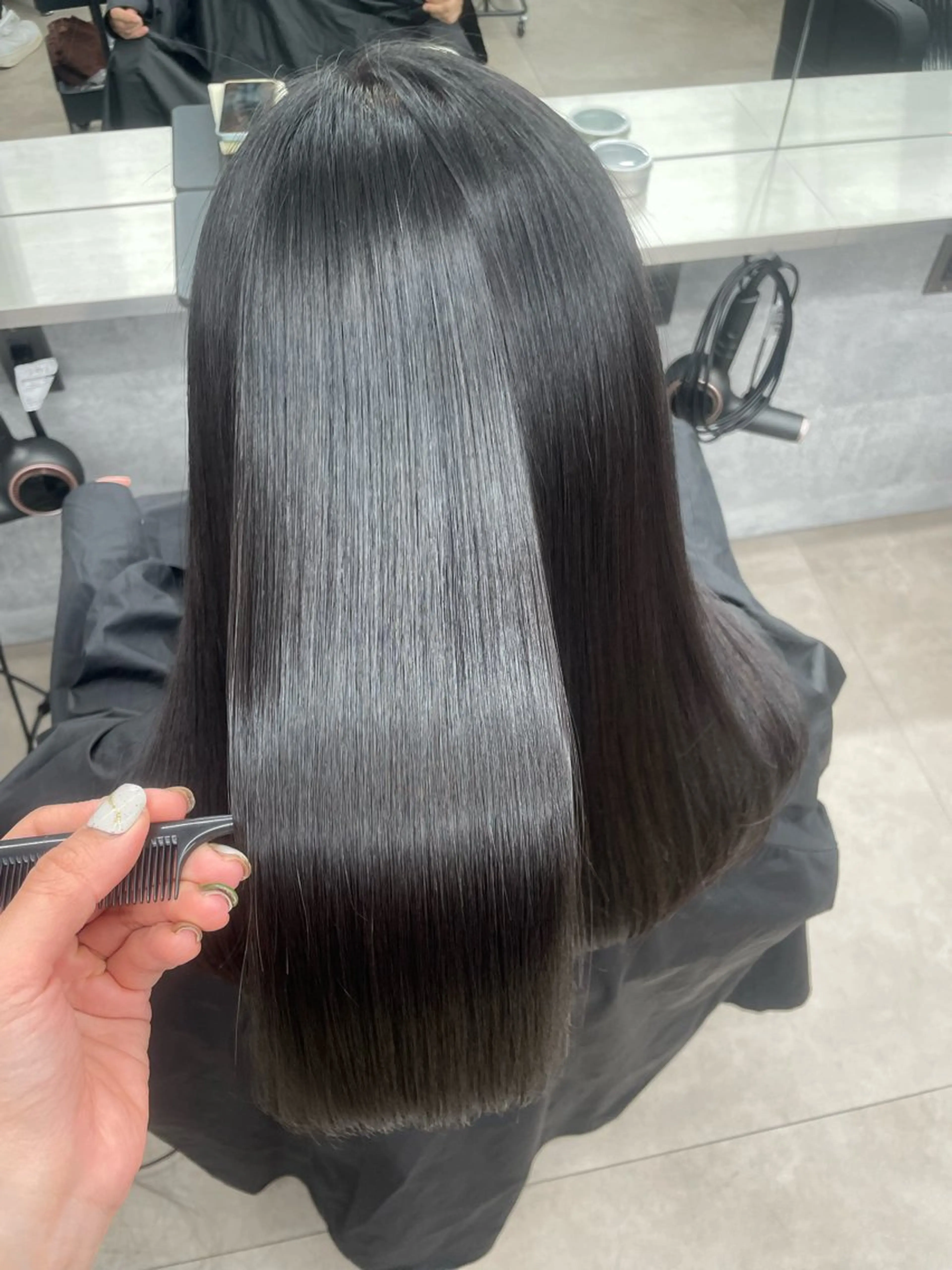 ロング カラー ヘアアレンジ カット 縮毛矯正 トリートメント ヘッドスパ ヘアセット 髪質改善/縮毛/新宿 🫧SUZUKA🫧のヘアスタイル