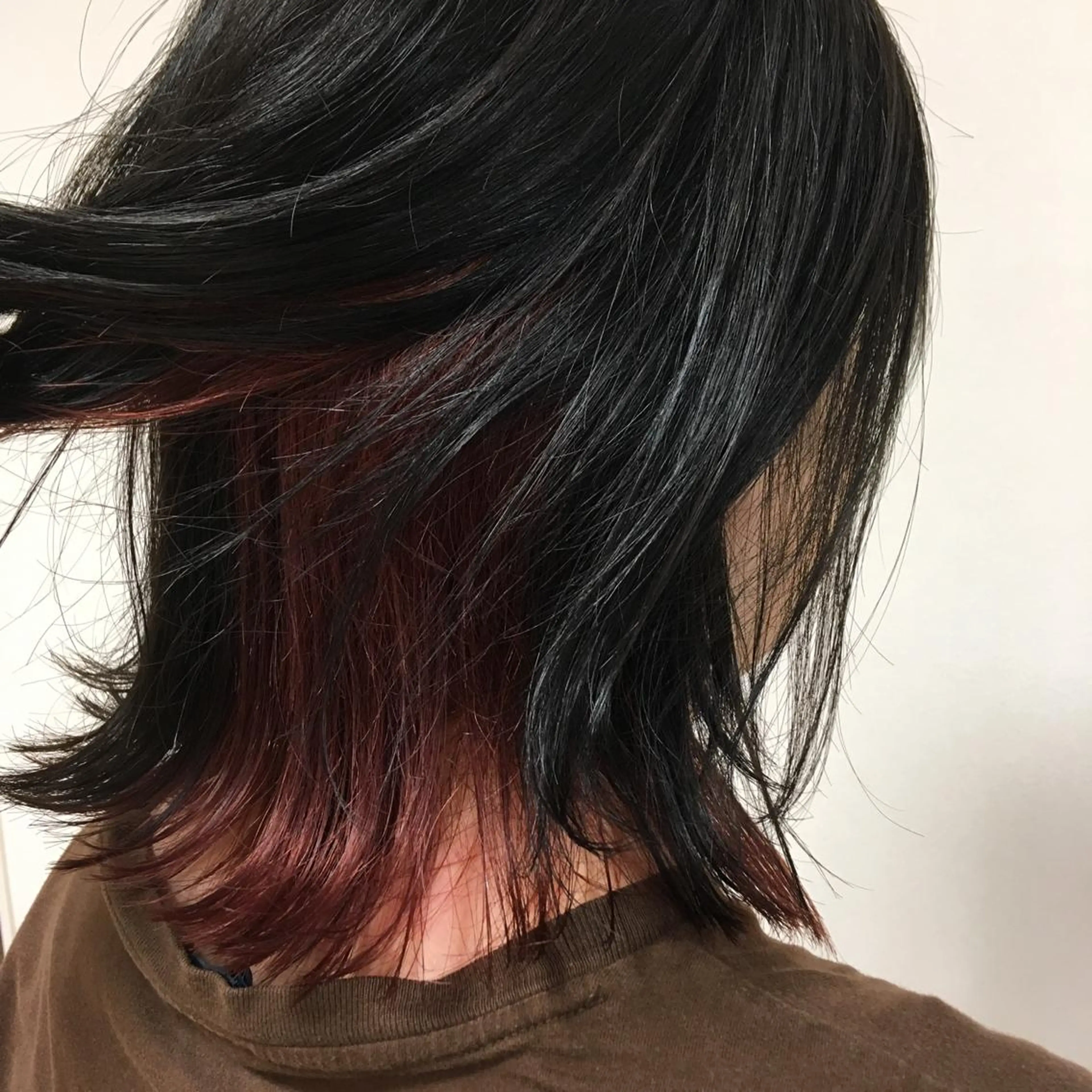 ミディアム カラー ヘアアレンジ ヘアカラー トリートメント 【Sweep】おじま のぞみのヘアスタイル