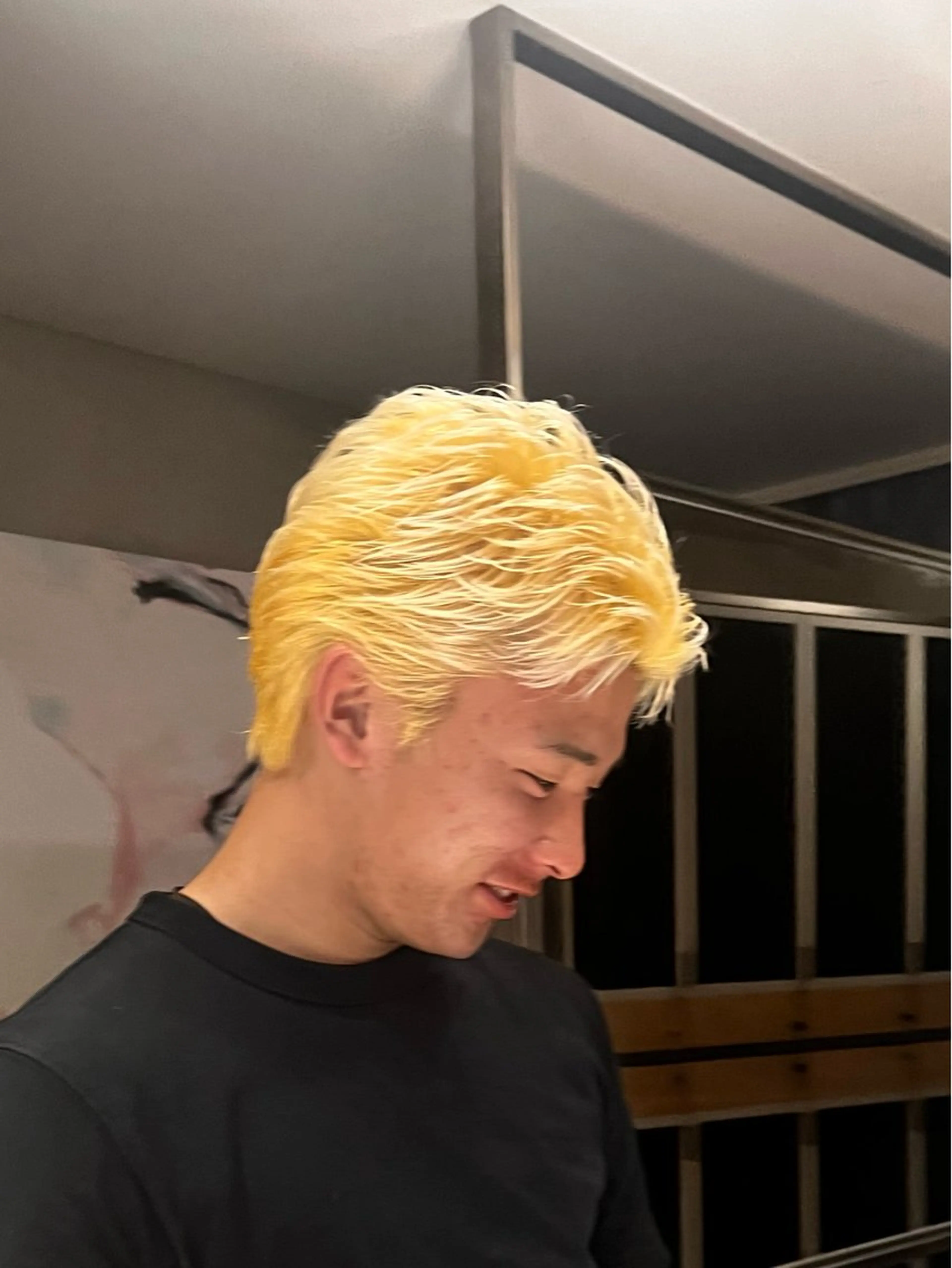 カラー パーマ メンズ カット ヘアカラー ボブカット/ えのもとりきのヘアスタイル