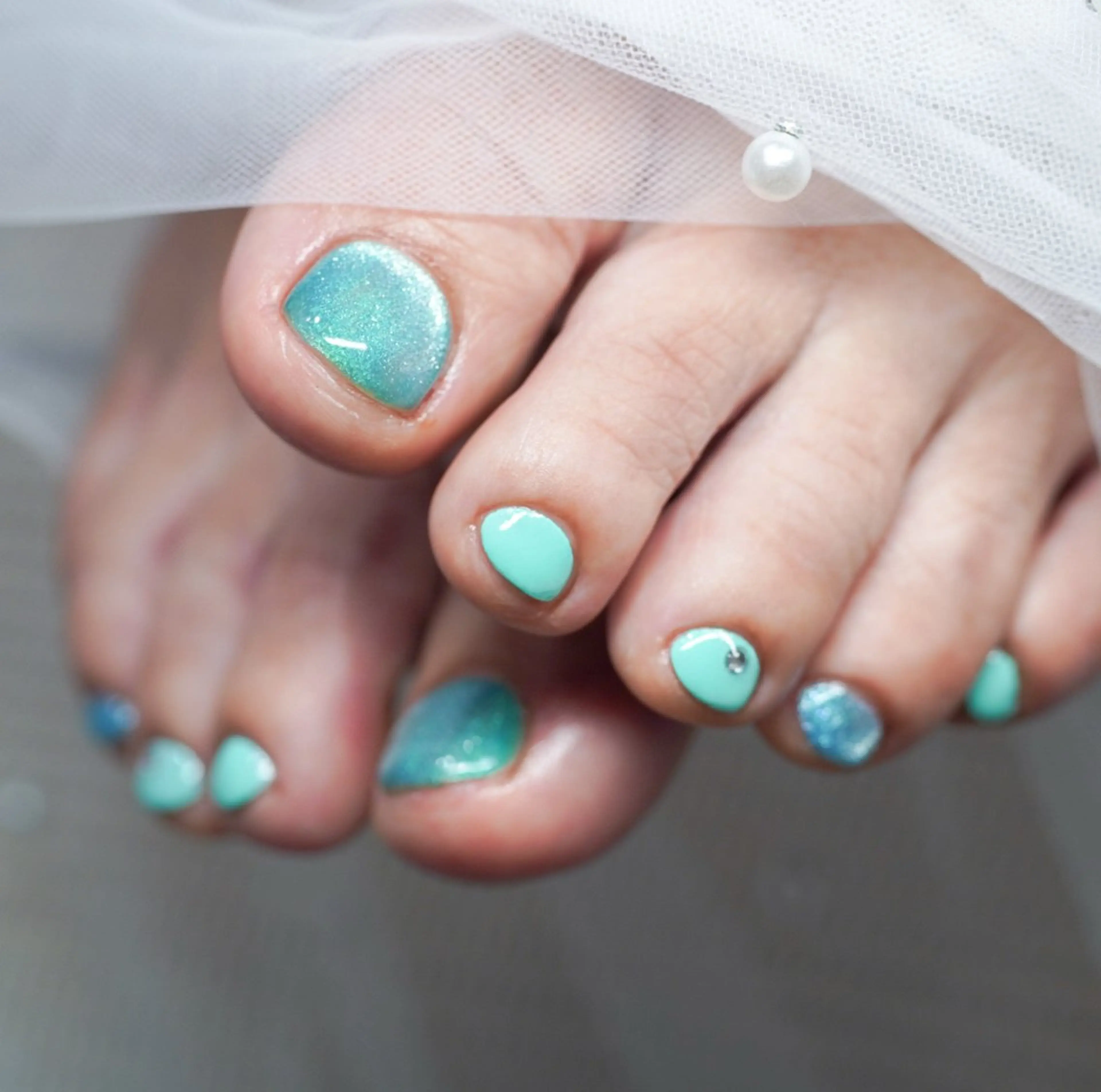 ショート フットネイル Re nail所属・Re nailのネイルデザイン