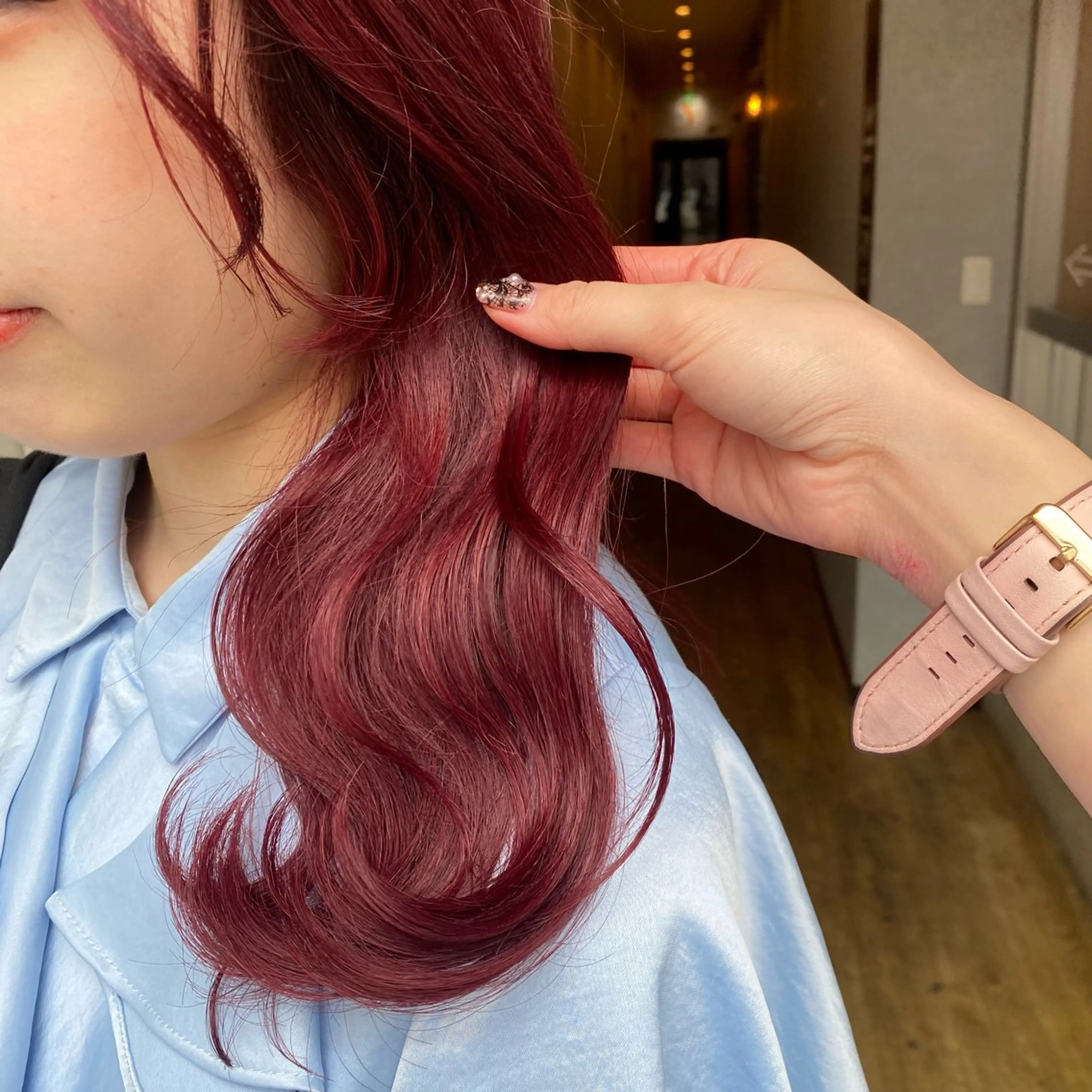 セミロング カラー yukari🌷名駅 ＊大人かわいい艶髪のヘアスタイル