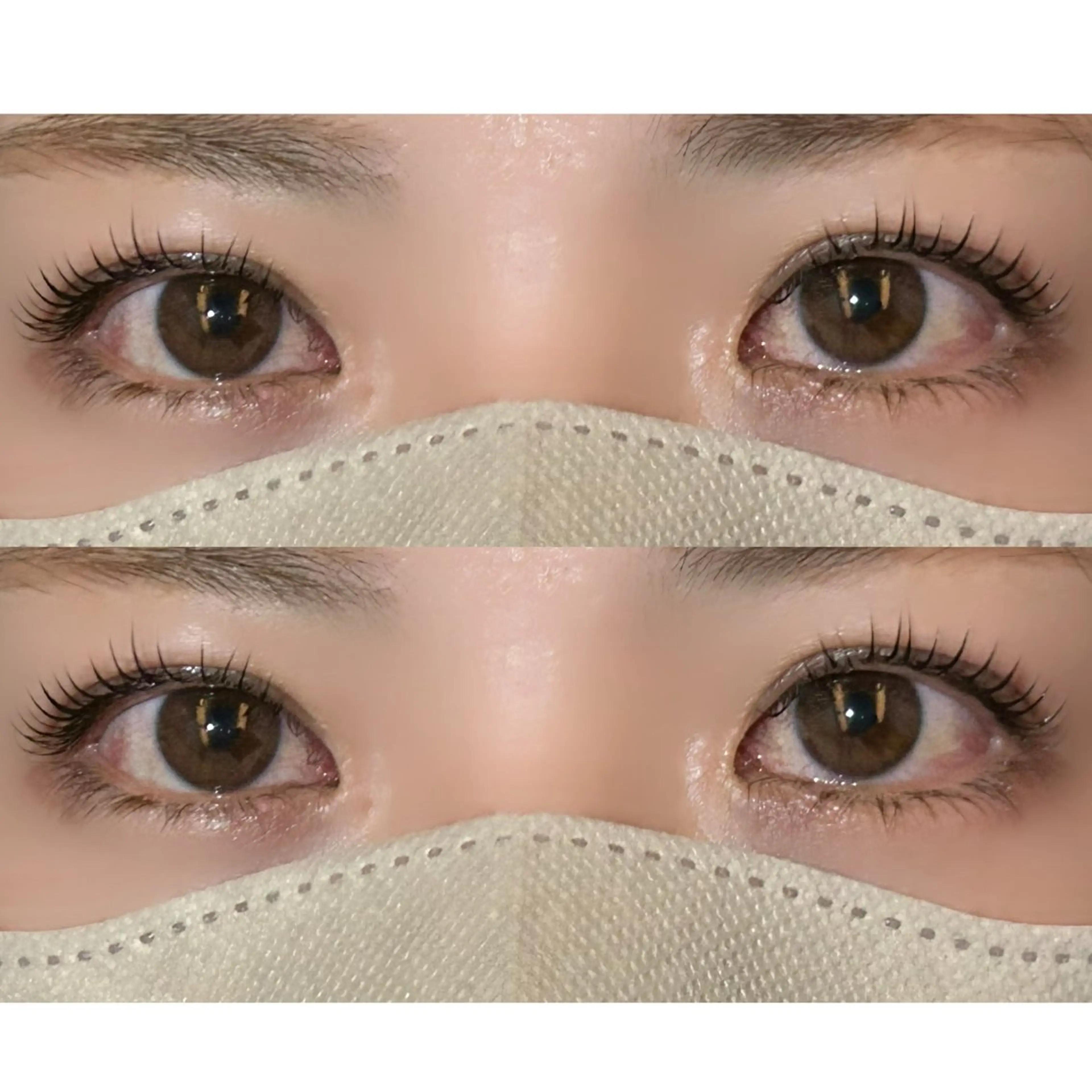 マツエク・マツパ パリジェンヌラッシュリフト PLATINUM DOLL nanaのマツエク・マツパデザイン