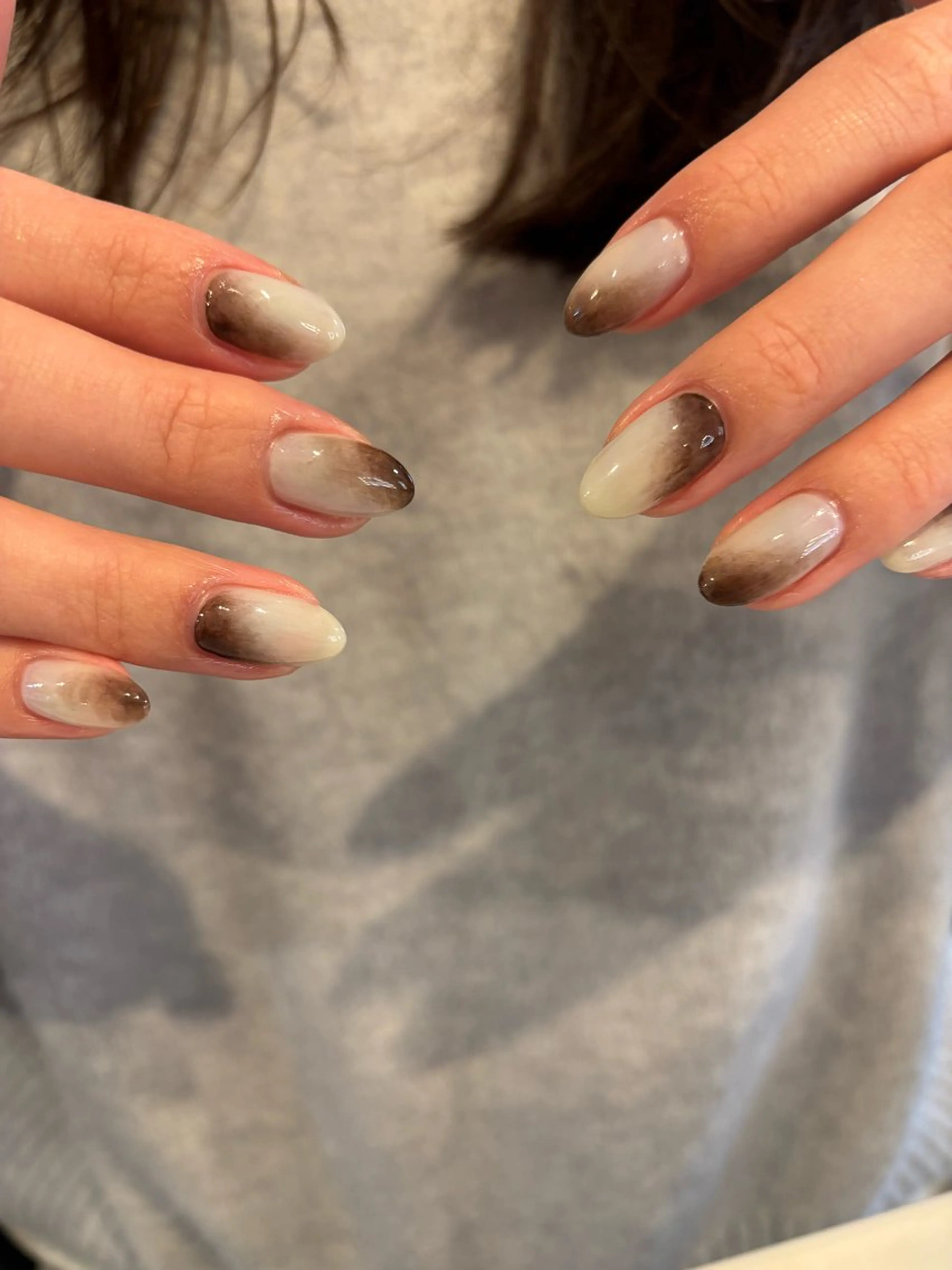 ネイル ジェルネイル 持ち込み ニュアンスネイル パラジェル ハンドネイル ikoi Raraのネイルデザイン