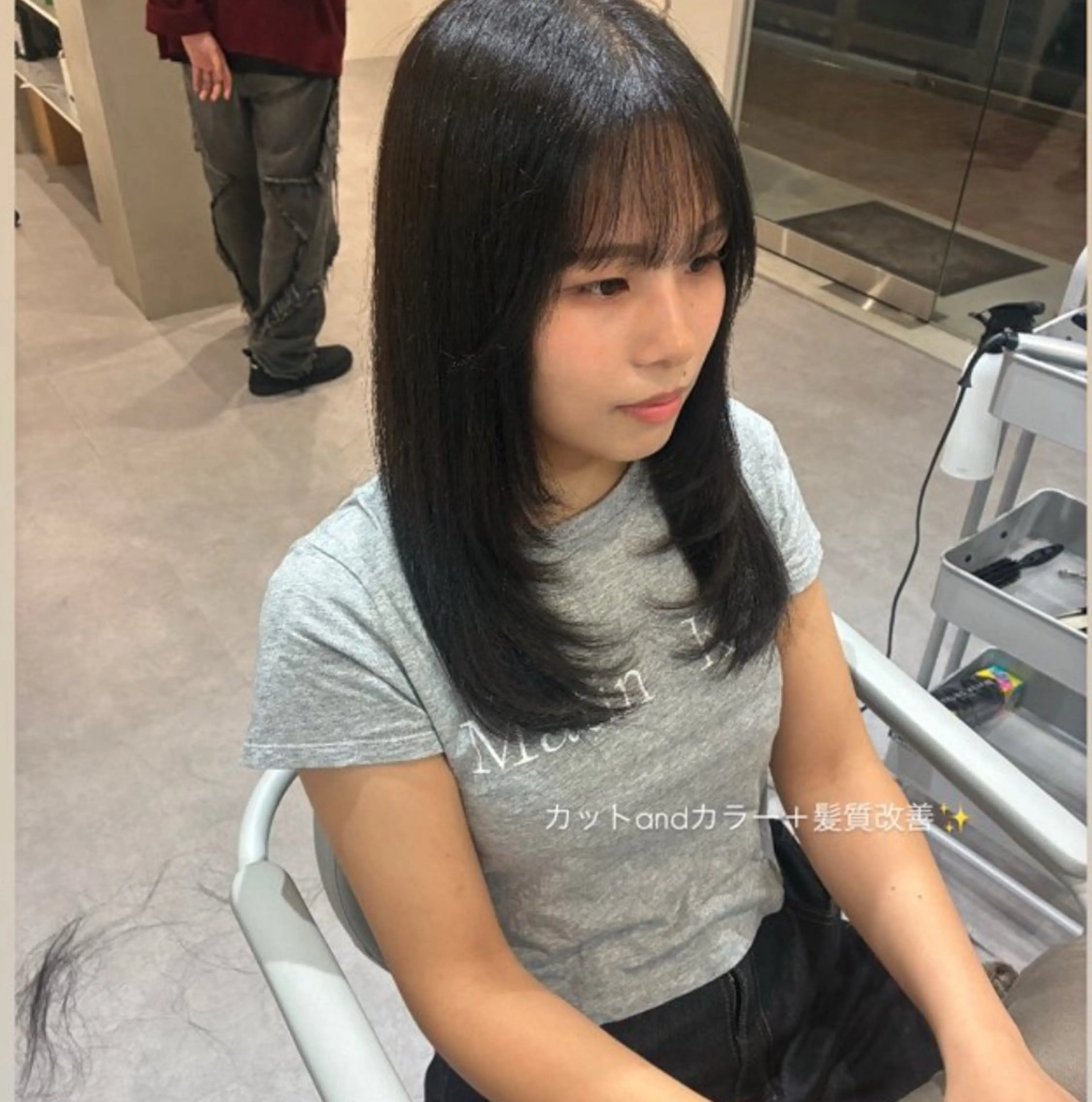 ロング カット トリートメント 石井綾華🩰 髪質改善🌟のヘアスタイル