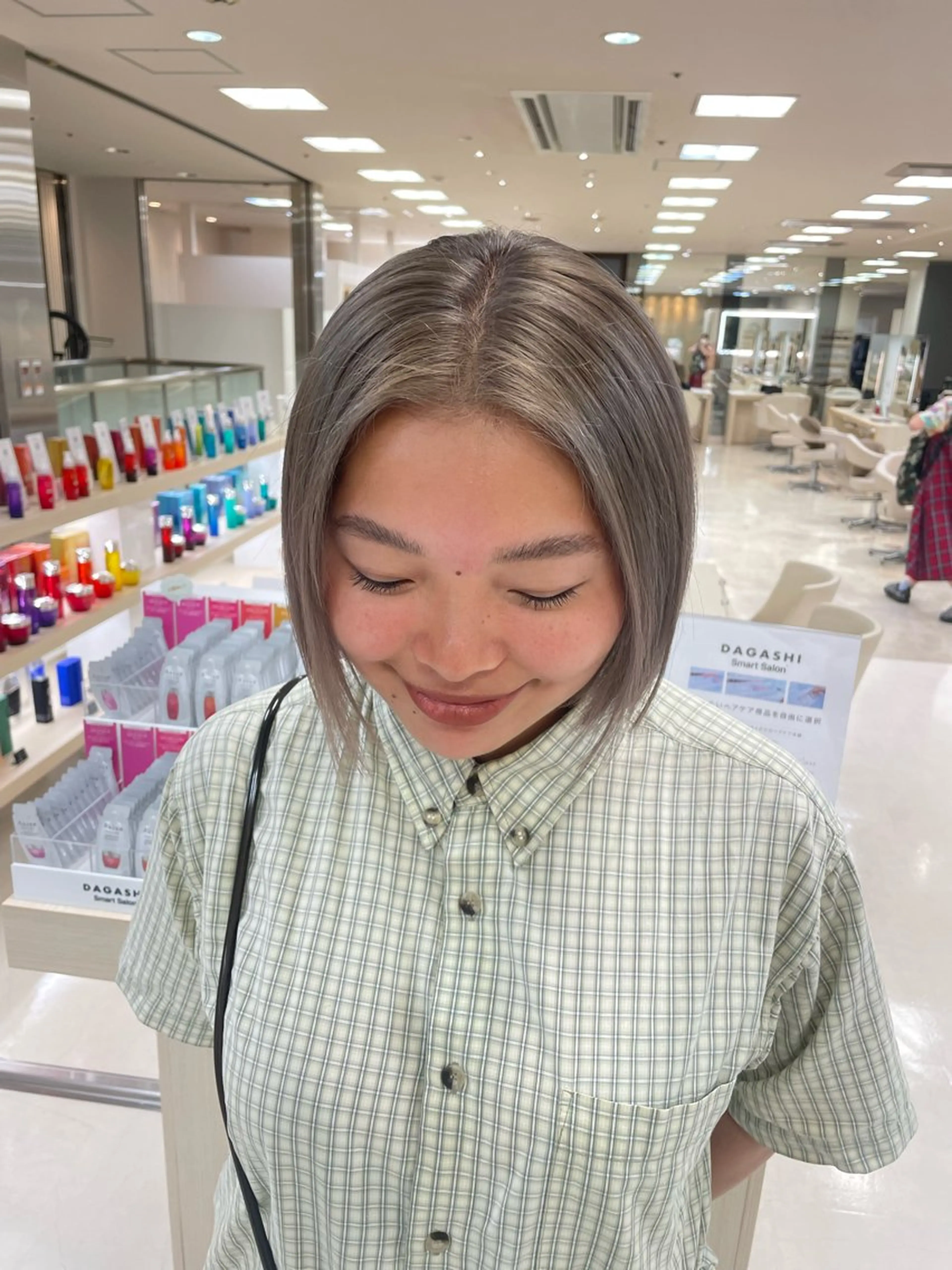 ショート カラー カット ヘアカラー ヘッドスパ ヘアセット 暖色レイヤー 🥀REIRIのヘアスタイル