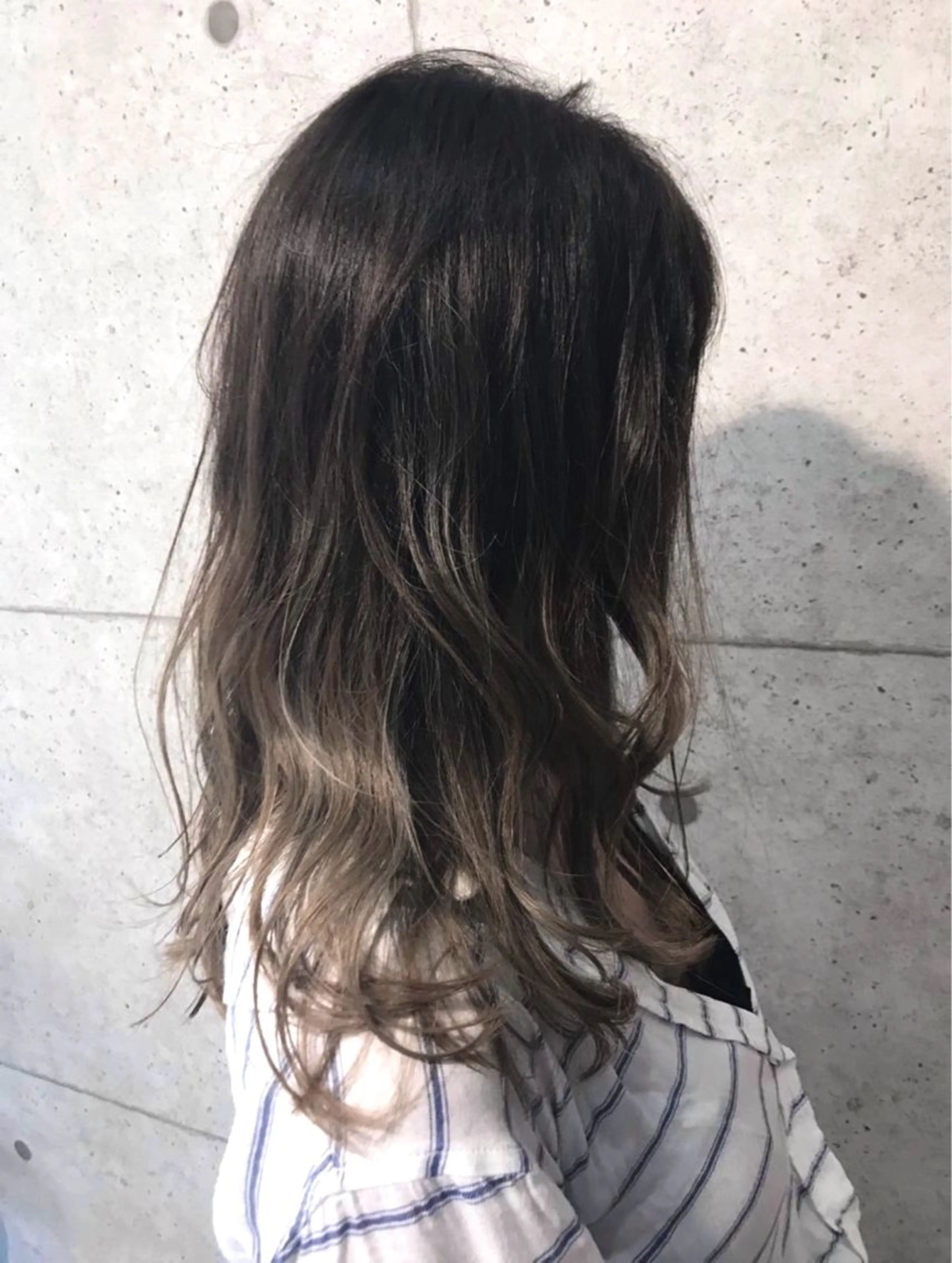 ロング カラー 神野 洸都のヘアスタイル