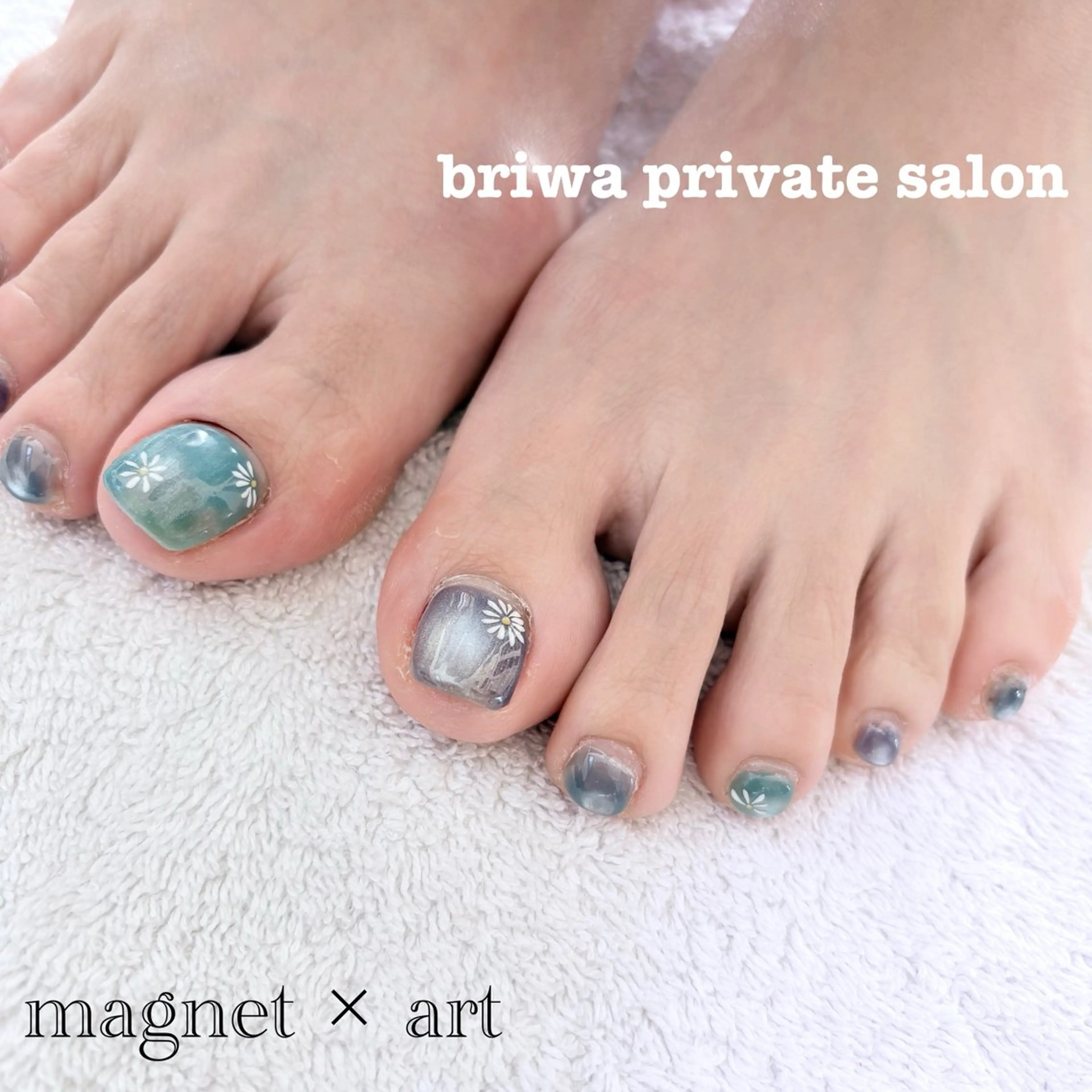 ネイル アートネイル マグネットネイル Briwa✨nail 💅enoi ❤︎のネイルデザイン